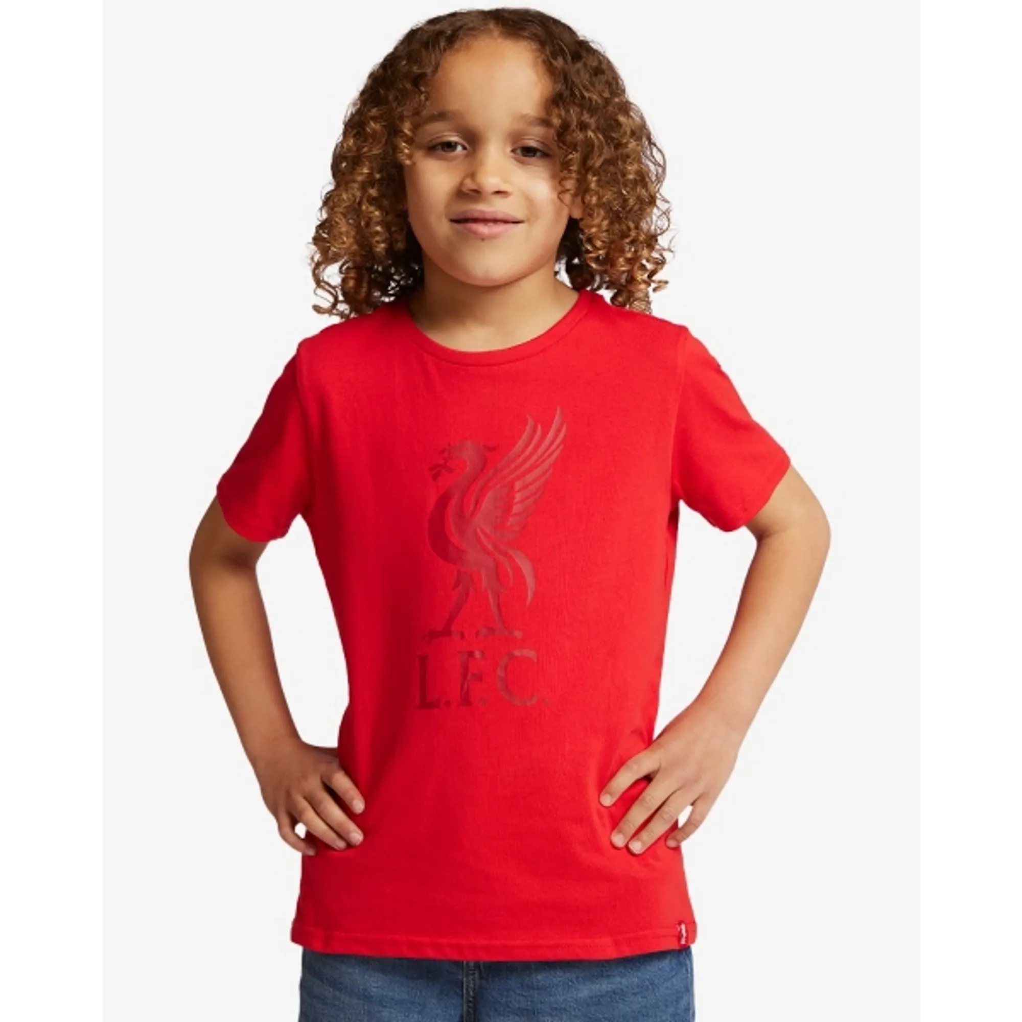 Liverpool FC LFC Junior Red Liverbird Tee