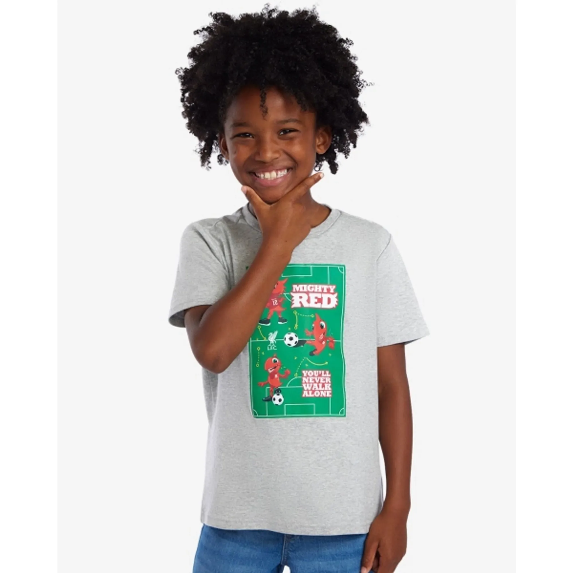Liverpool FC LFC Mighty Red Infants Tee Grey