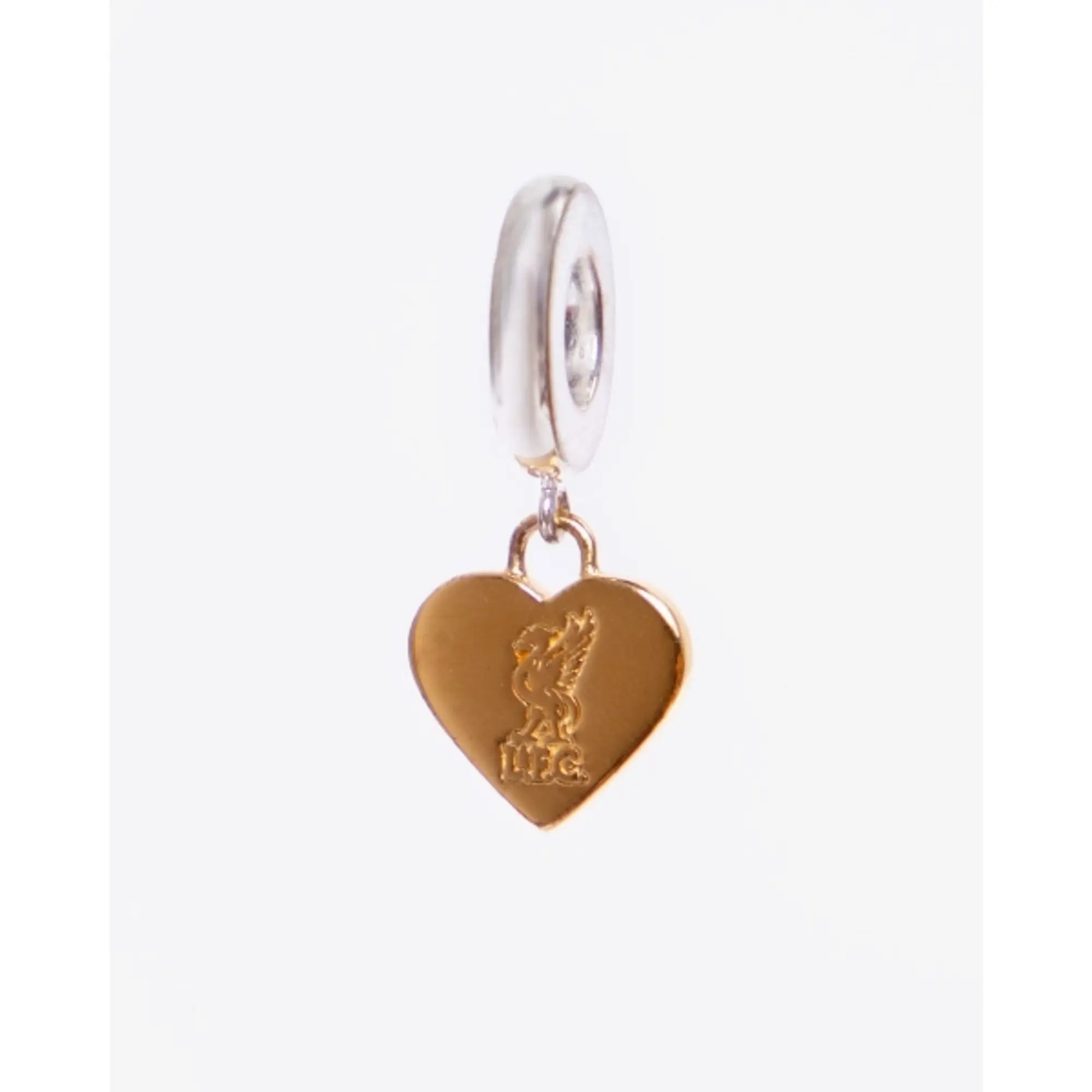 Liverpool FC LFC Two-Tone Heart Charm