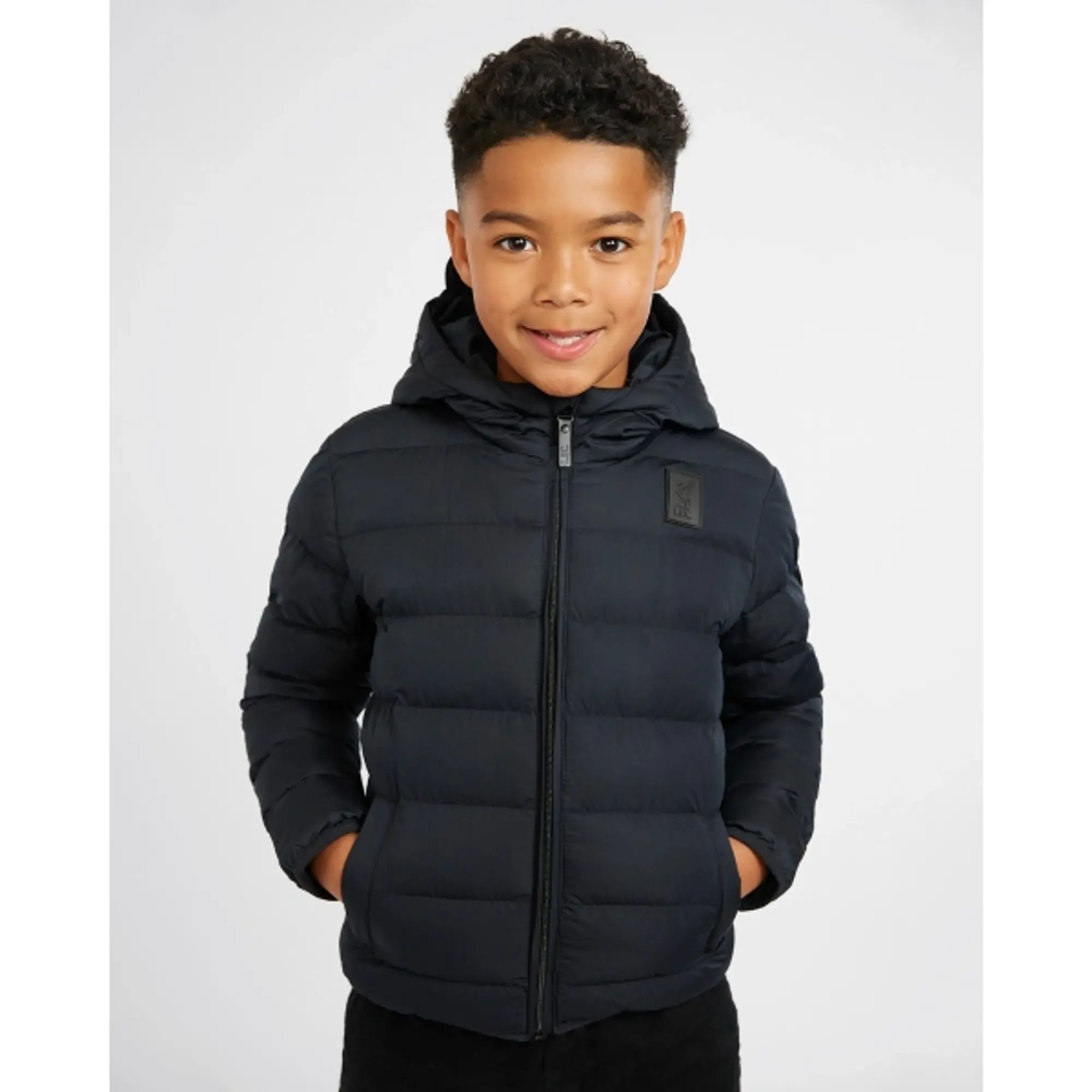 Liverpool FC LFC Juniors Puffa Jacket Black