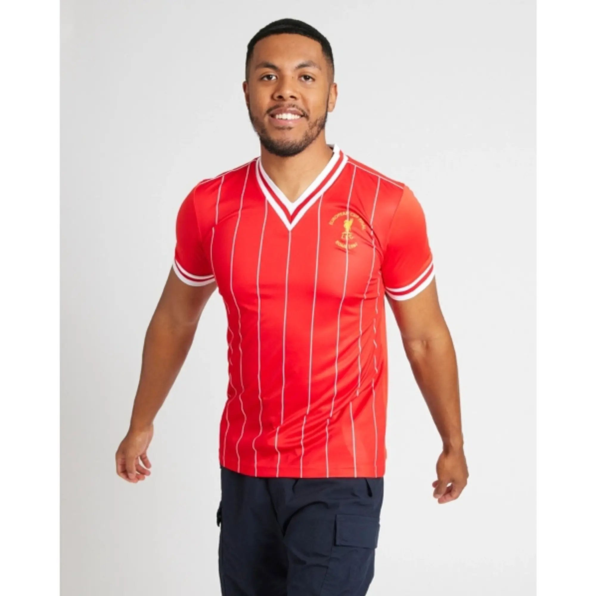 Liverpool FC LFC Adults Retro 1984 Rome Home Shirt