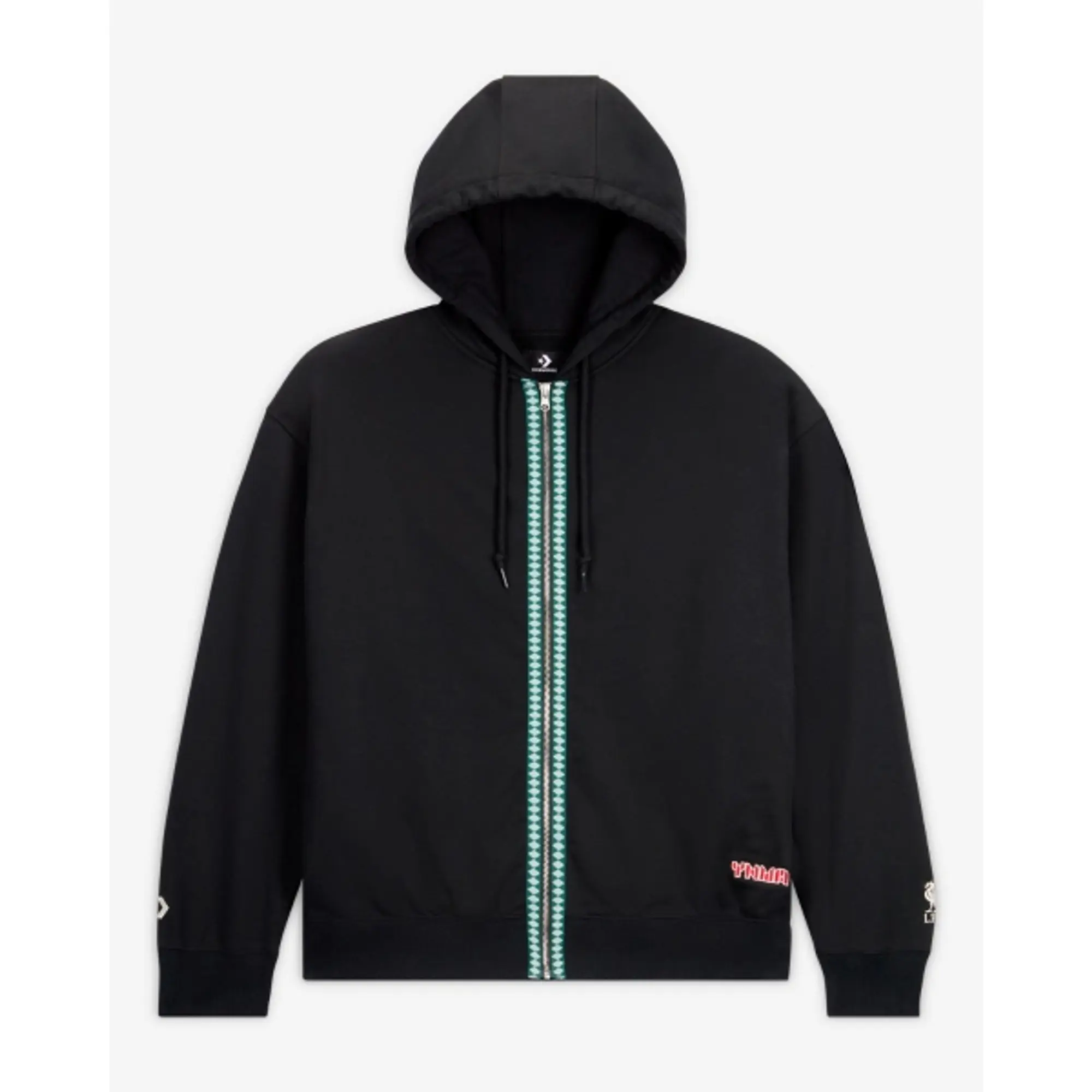 LFC X Converse Adults Full Zip Fleece Hoodie Black