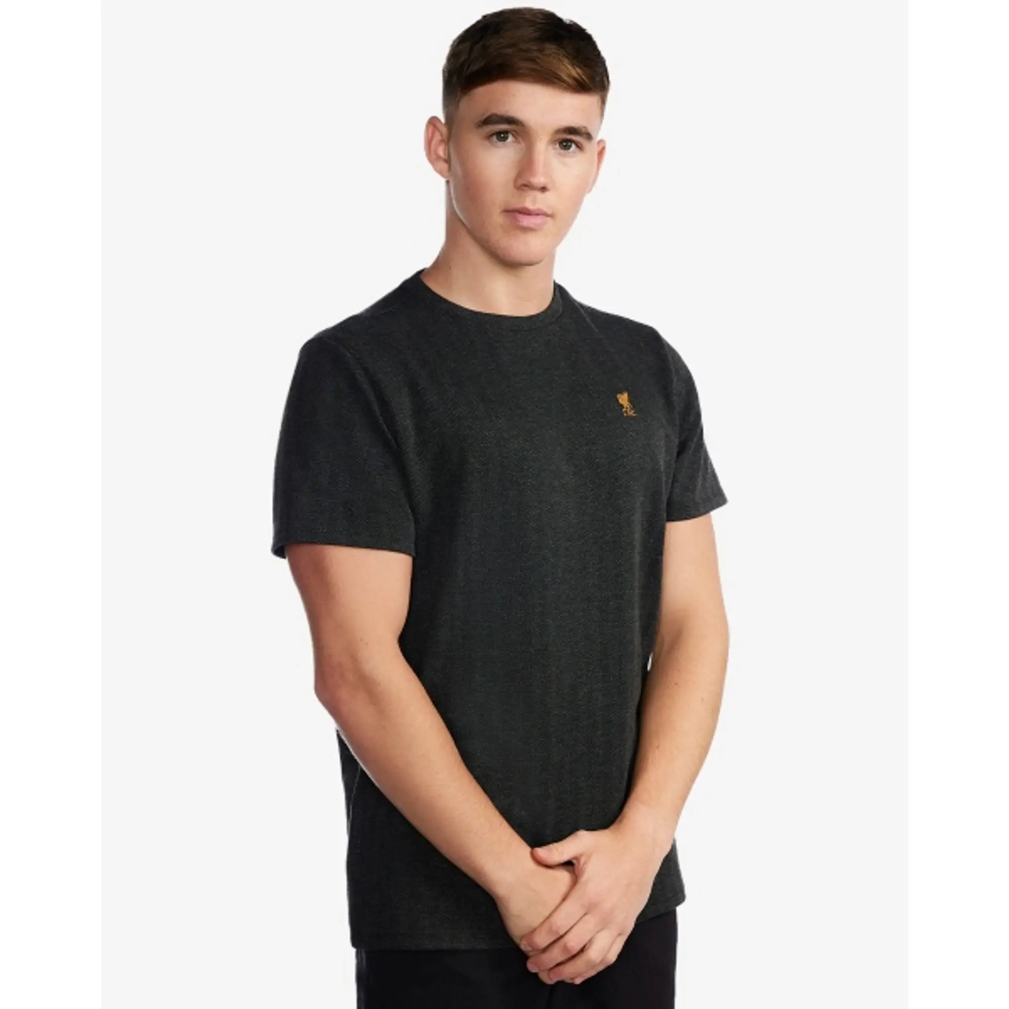 Liverpool FC LFC Mens Chevron Tee Black