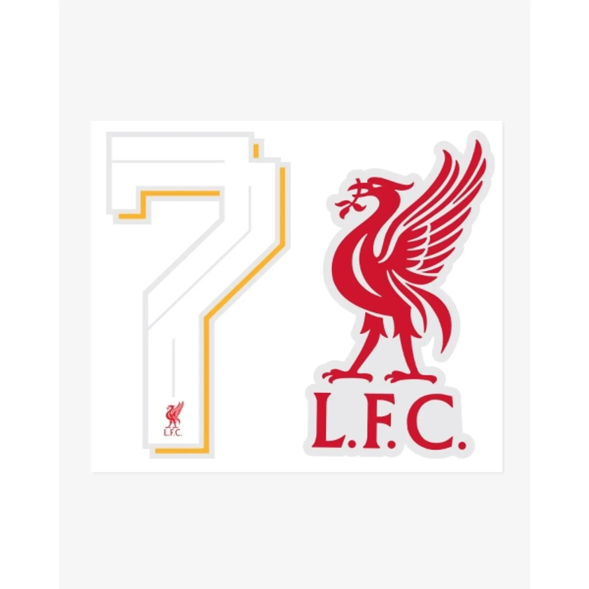 Liverpool FC LFC Wheelie Bin Sticker 7