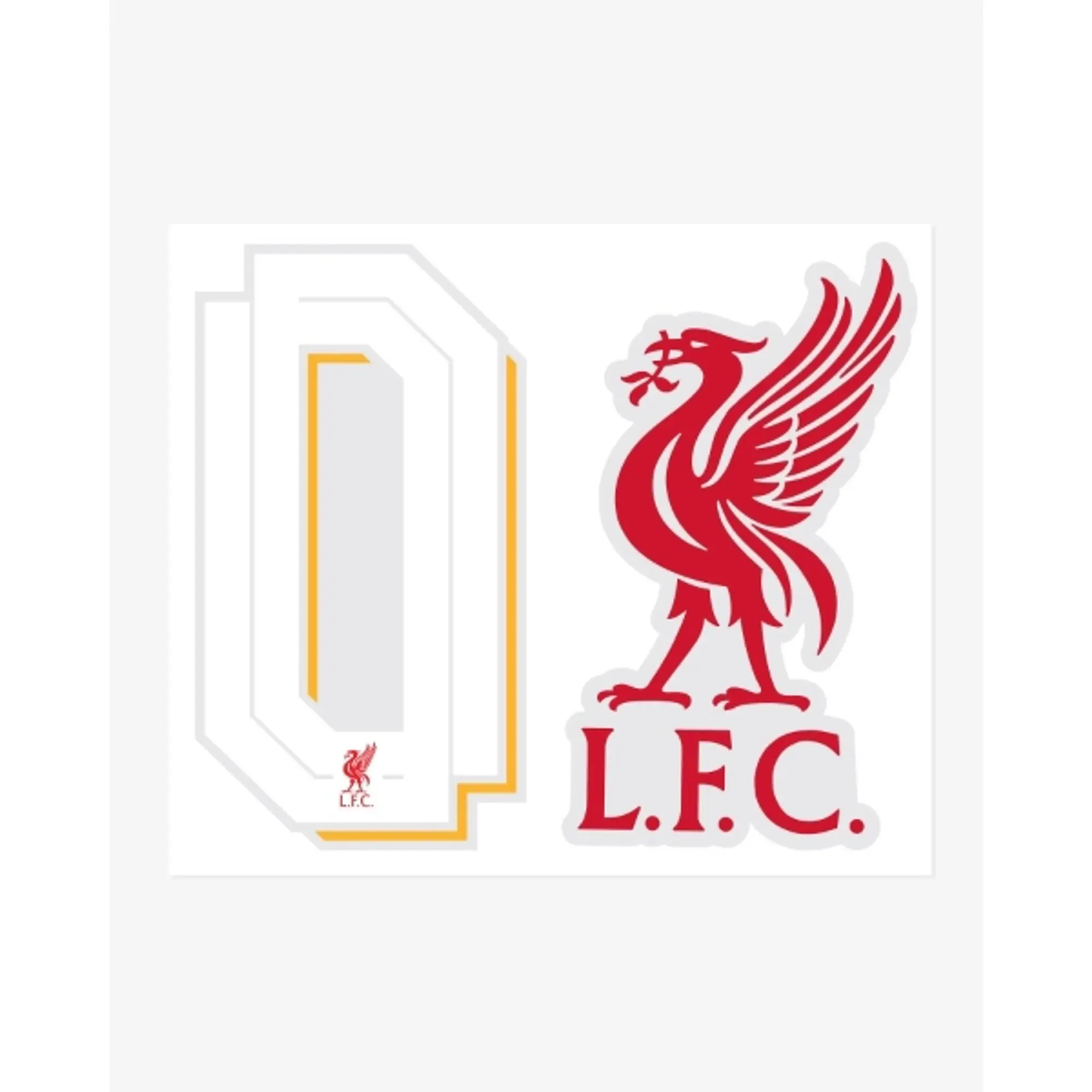 Liverpool FC LFC Wheelie Bin Sticker 0