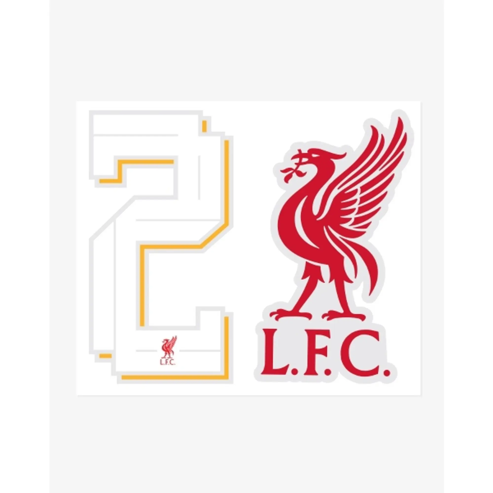 Liverpool FC LFC Wheelie Bin Sticker 2