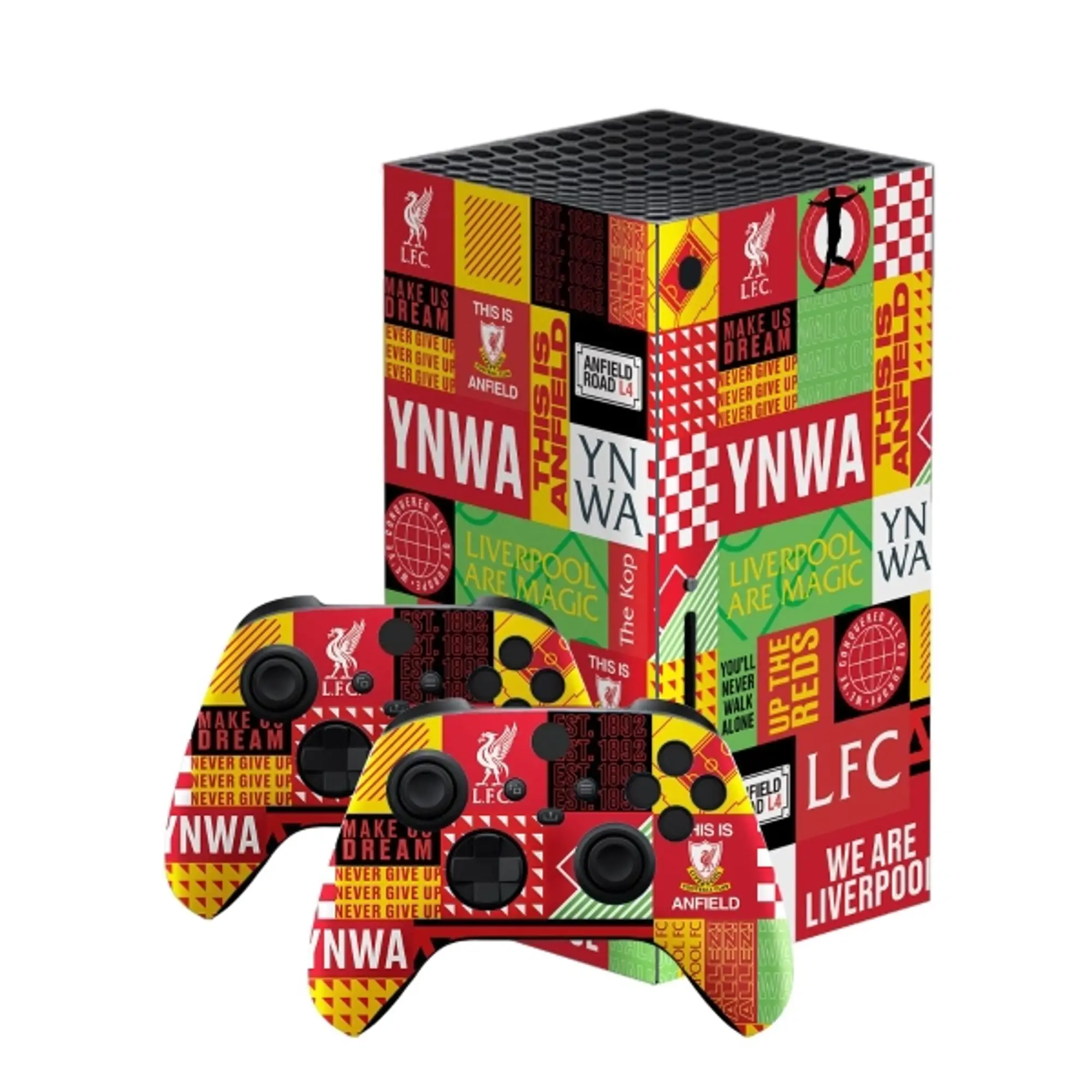 SKINS LFC Xbox Series X Console Skin Bundle