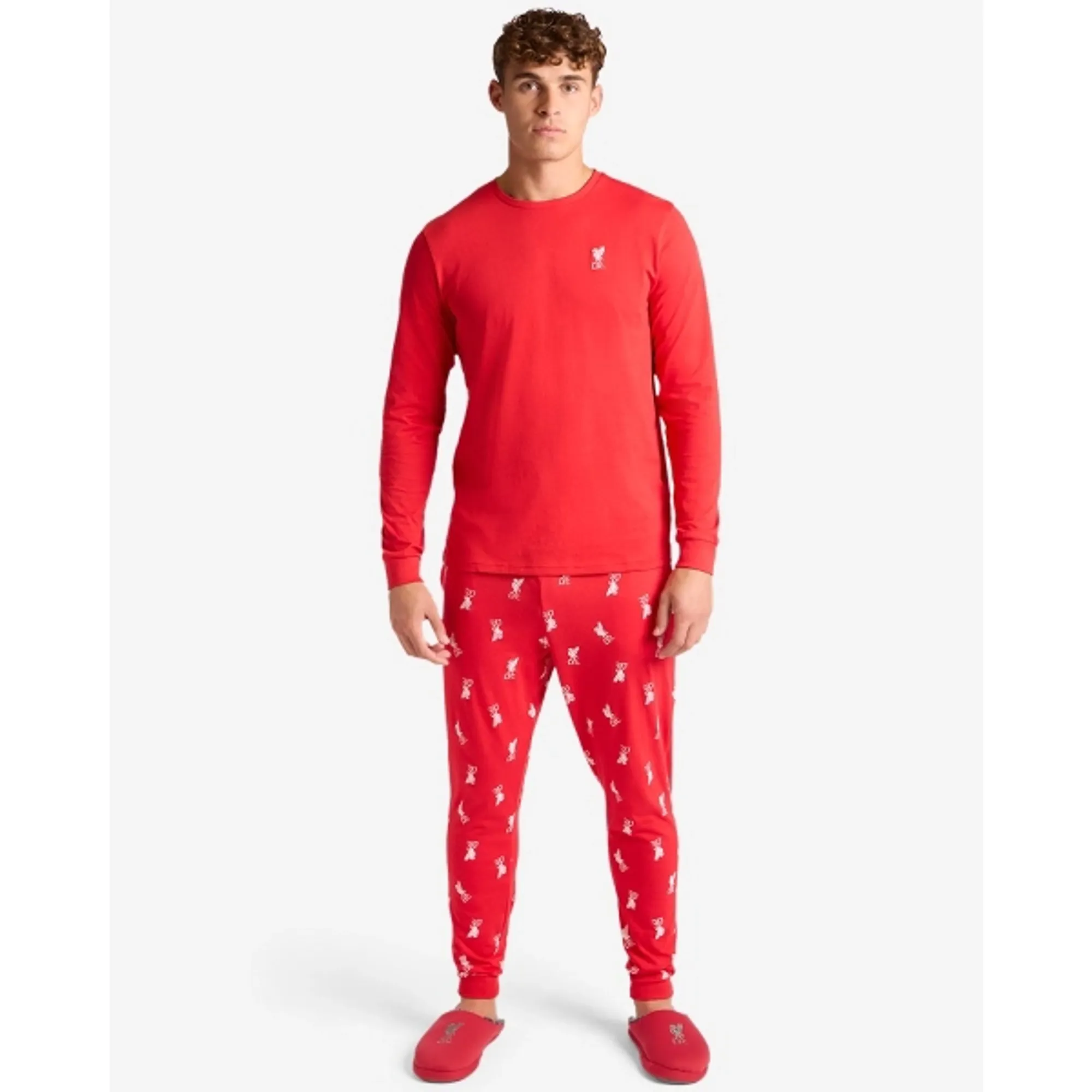 Liverpool FC LFC Mens Lounge Set Red