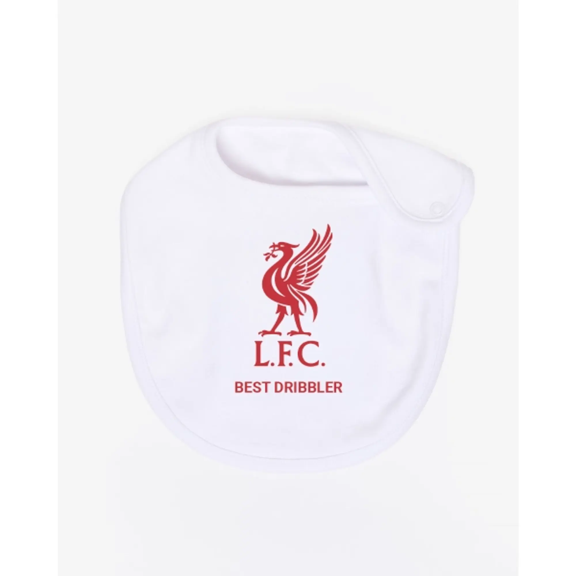 Liverpool FC LFC Baby Personalised Liverbird Bib White