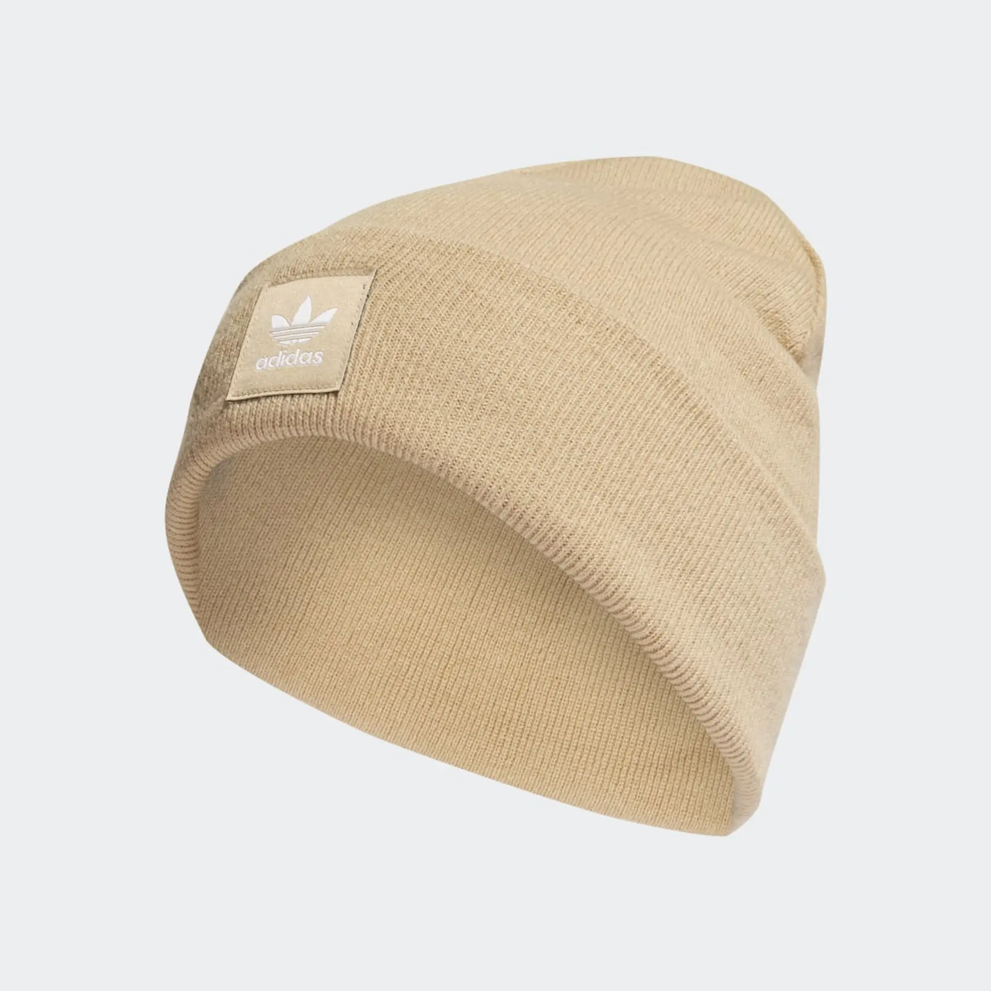 Adidas Adicolor Cuff Beanie Unisex Caps - Beige