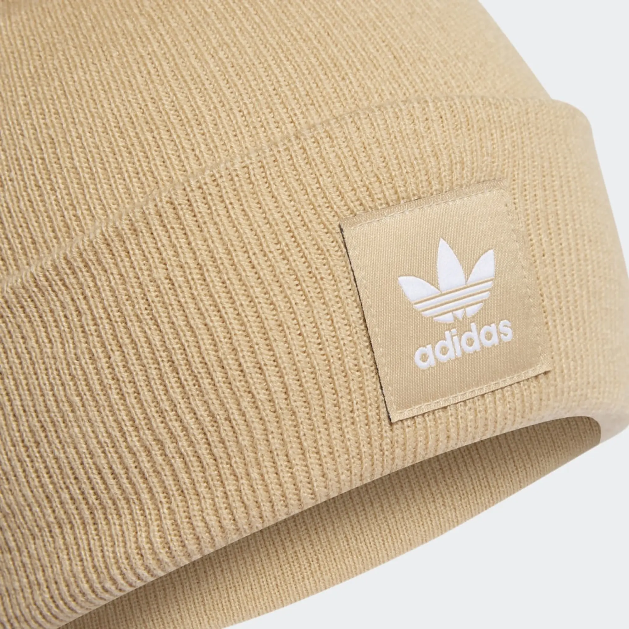 Adidas Adicolor Cuff Beanie Unisex Caps - Beige