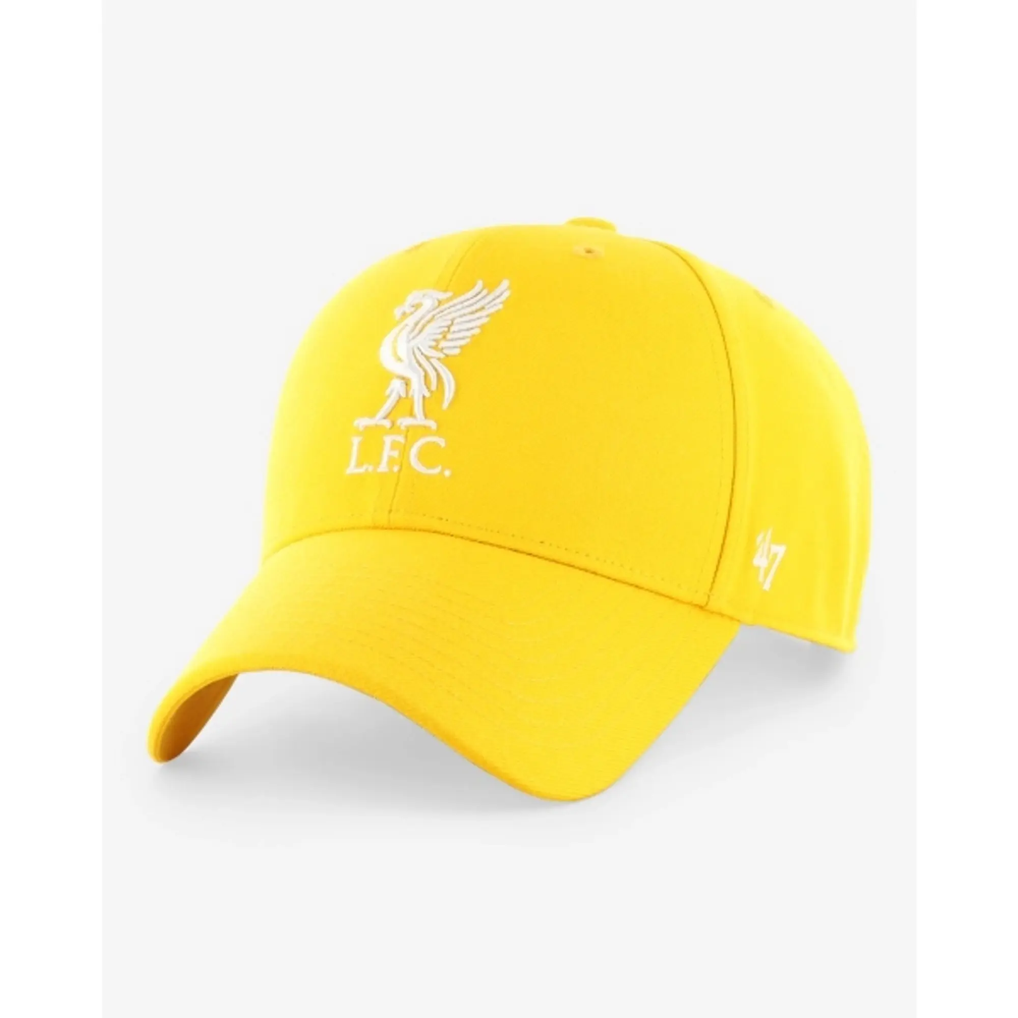 Liverpool FC LFC 47 Adults Snapback MVP Wool All Yellow Cap