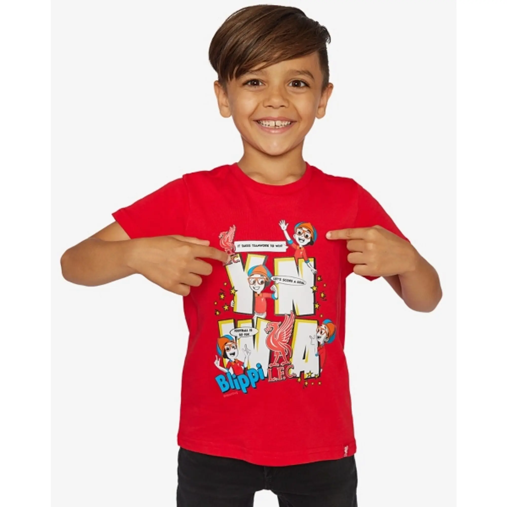 Liverpool FC LFC Junior Blippi Tee Red