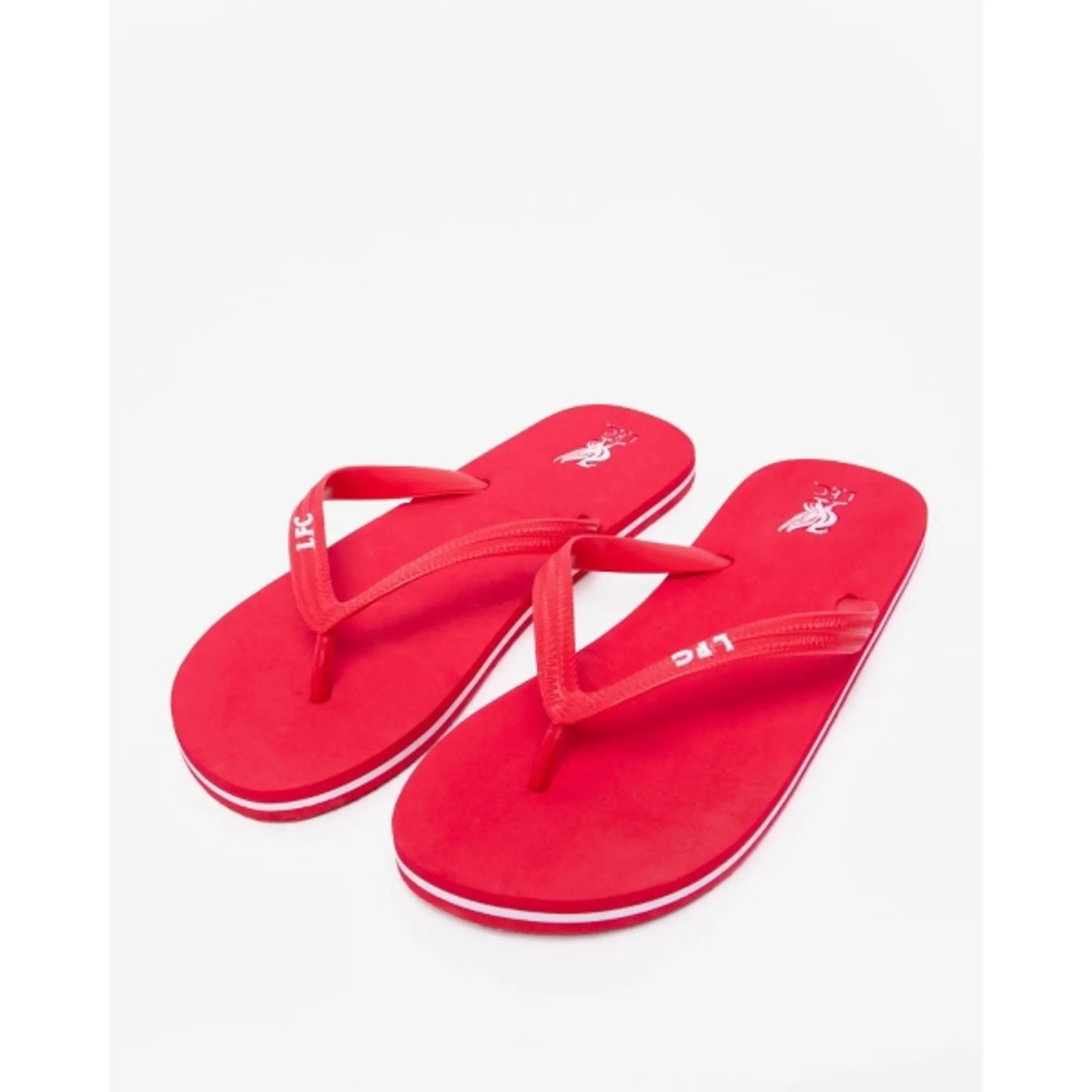 Liverpool FC LFC Mens Flip Flops Red