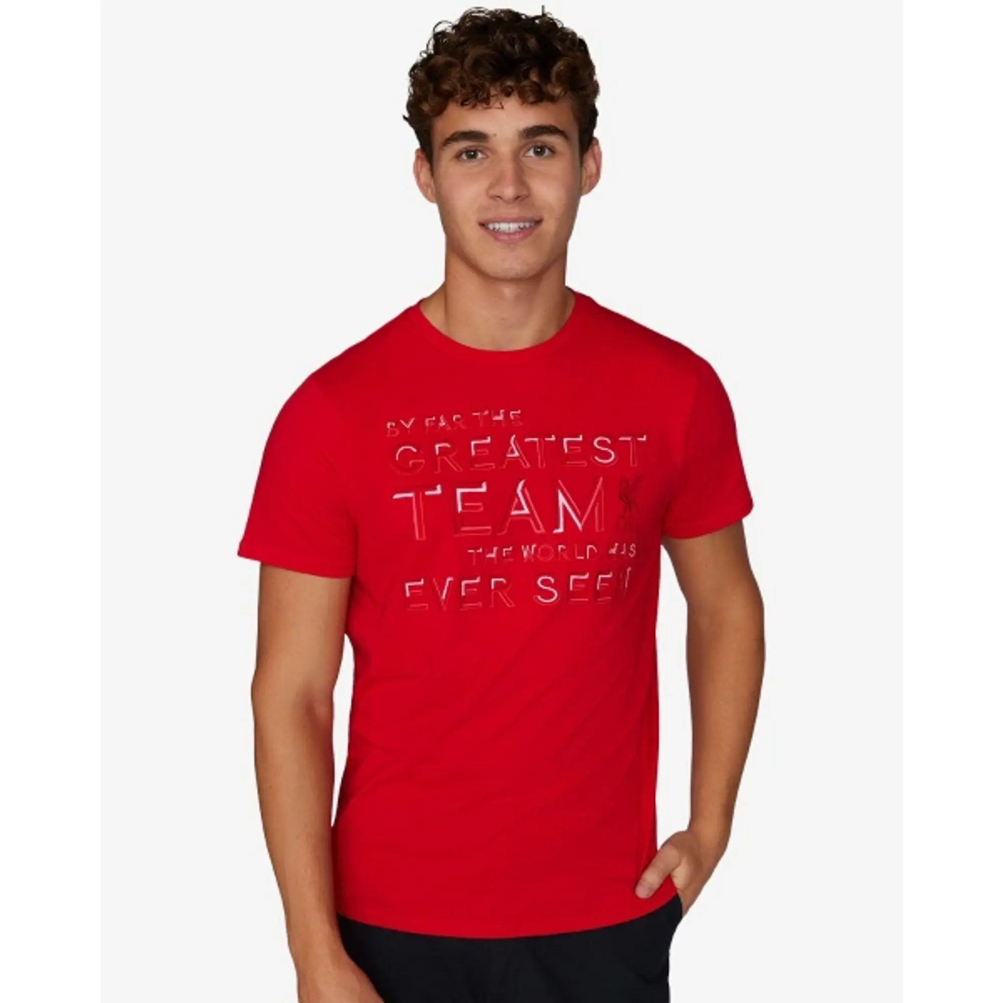 Liverpool FC LFC Mens Greatest Team Tee Red