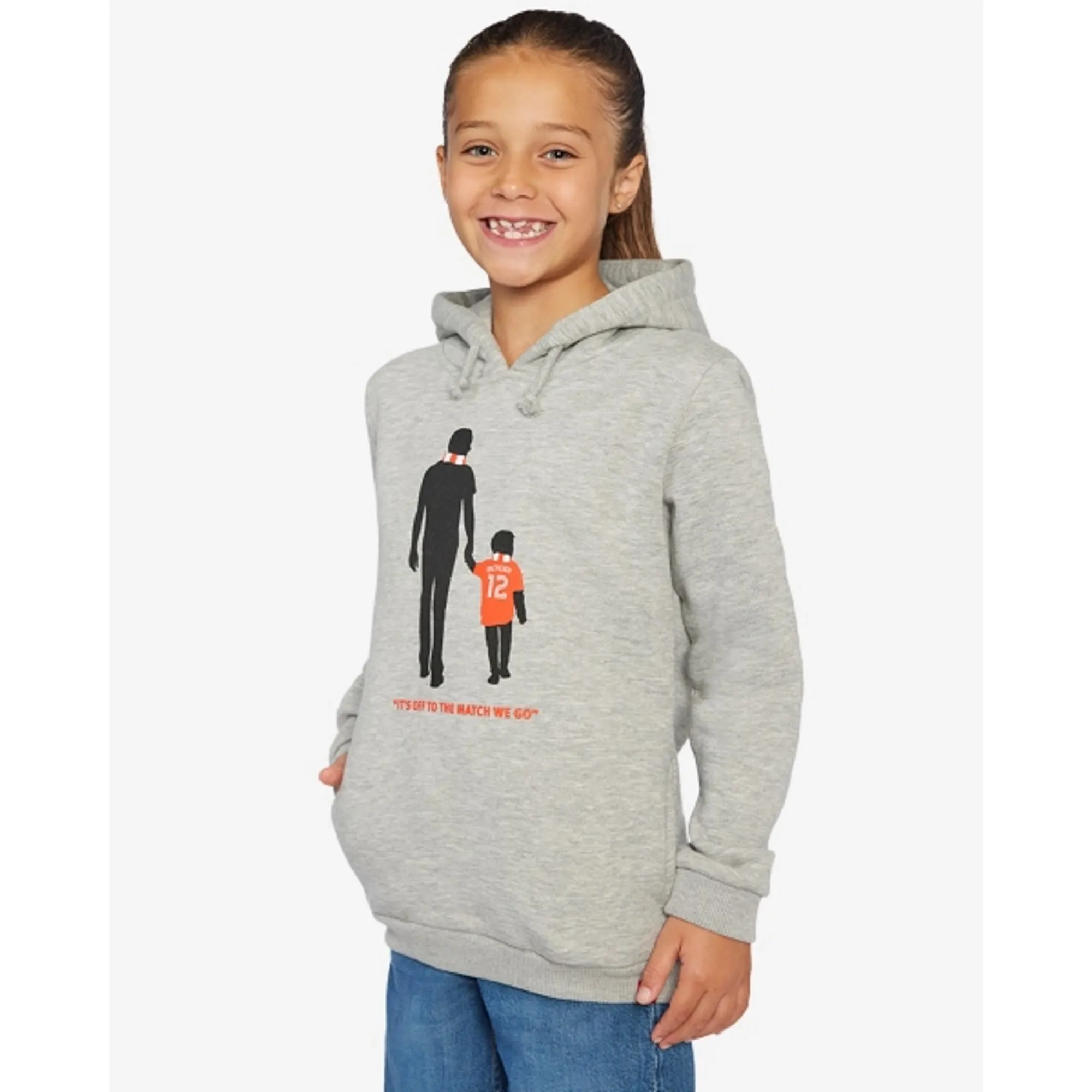 Liverpool FC LFC Juniors Owen McVeigh Hoody Grey