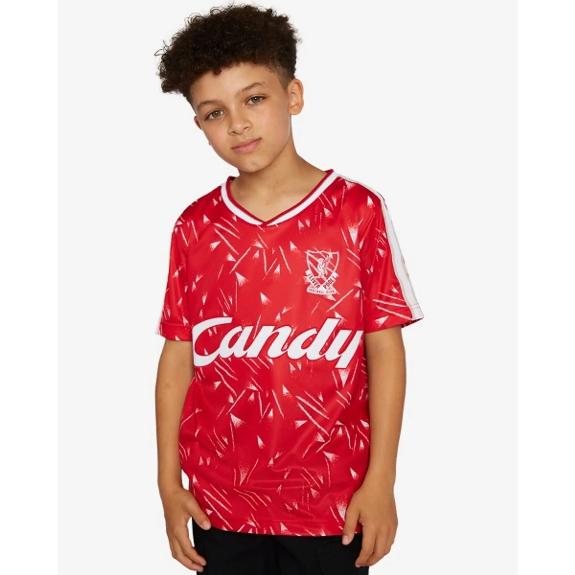 Liverpool FC LFC Retro Junior Candy 89-91 Home Shirt