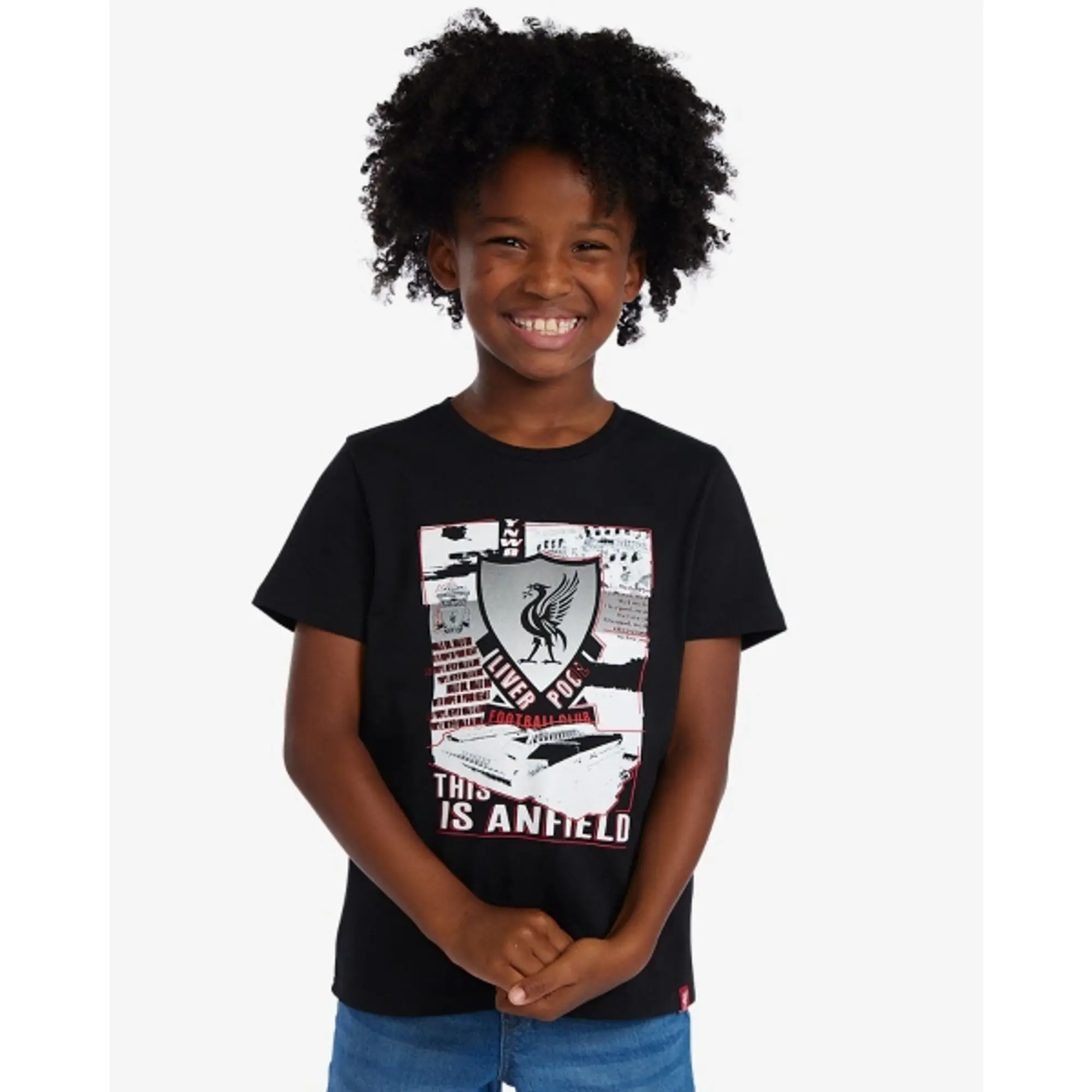 Liverpool FC LFC Juniors Anfield Crest Tee