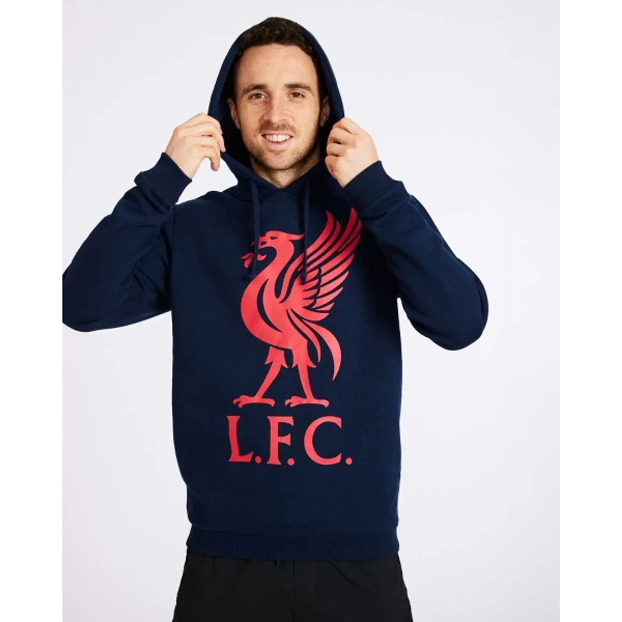 Liverpool FC LFC Adults Liverbird Navy Hoody