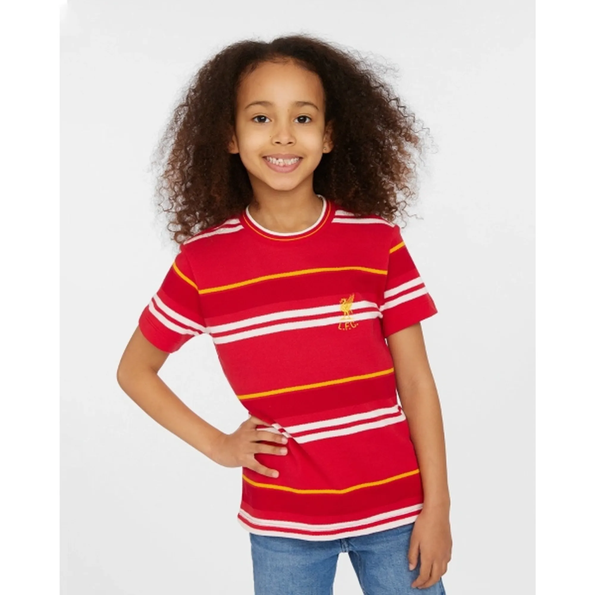 Liverpool FC LFC Junior 86 Home Stripe Tee