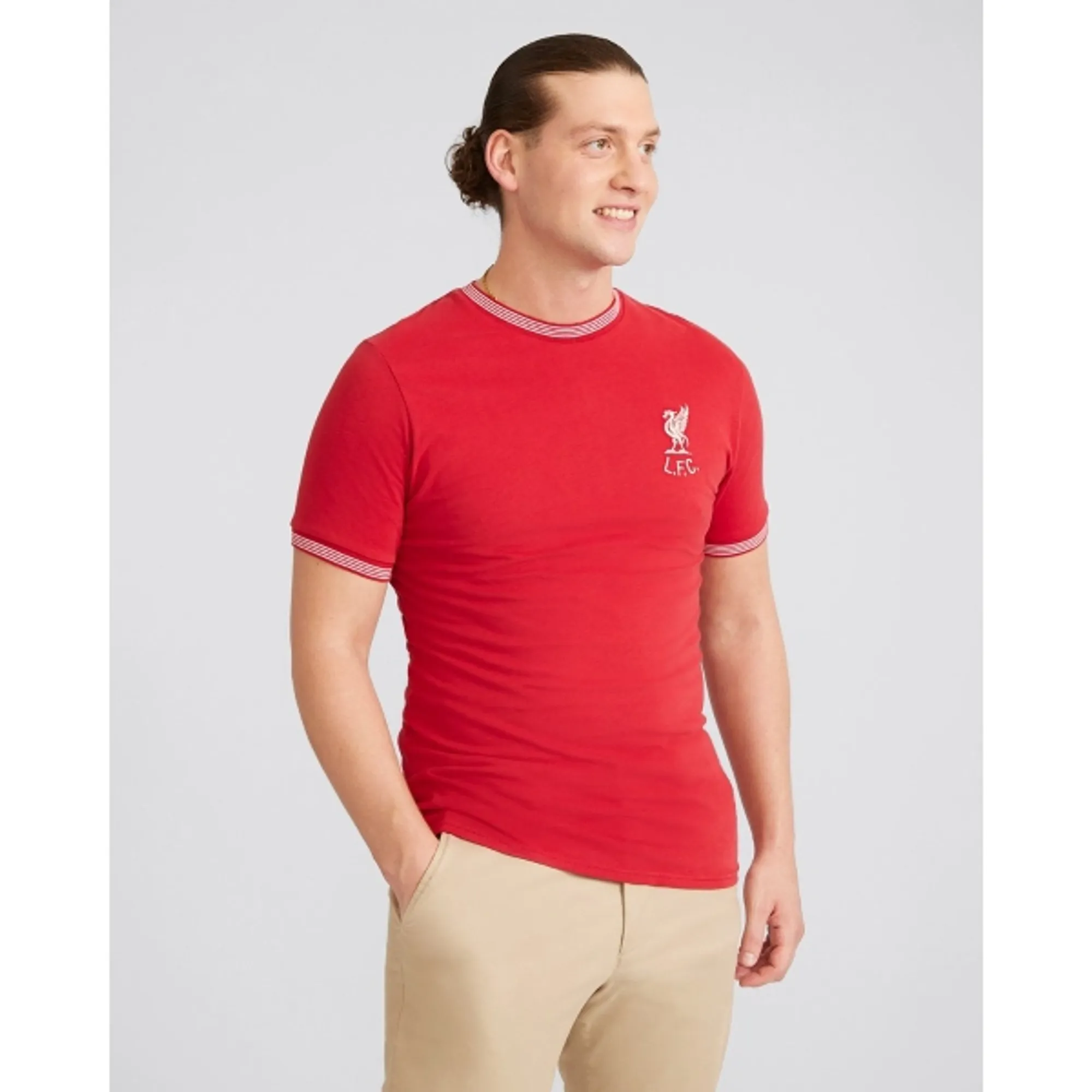 Liverpool FC LFC Mens Heritage Shankly Tee Red