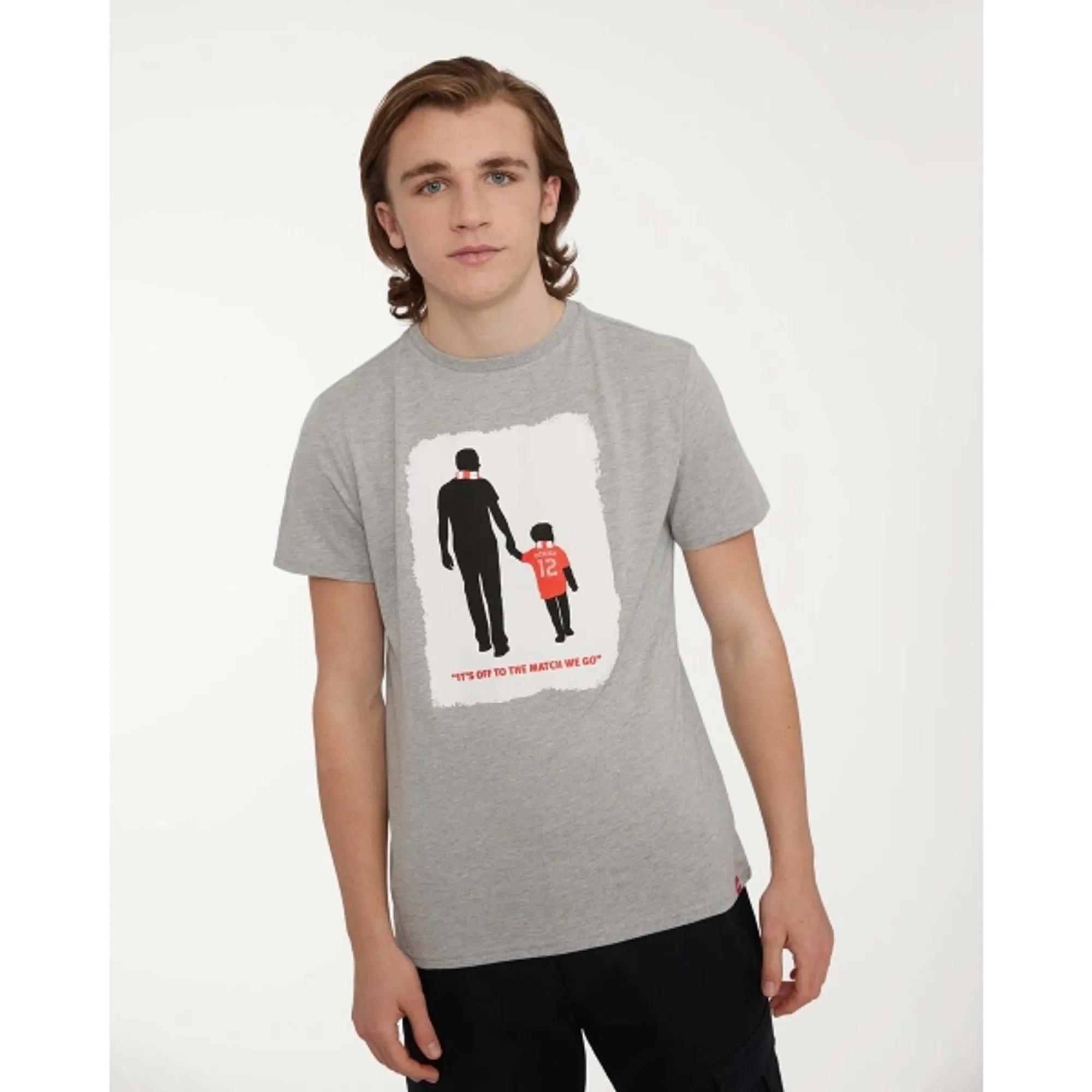 Liverpool FC LFC Adults Owen McVeigh Foundation T-Shirt Grey