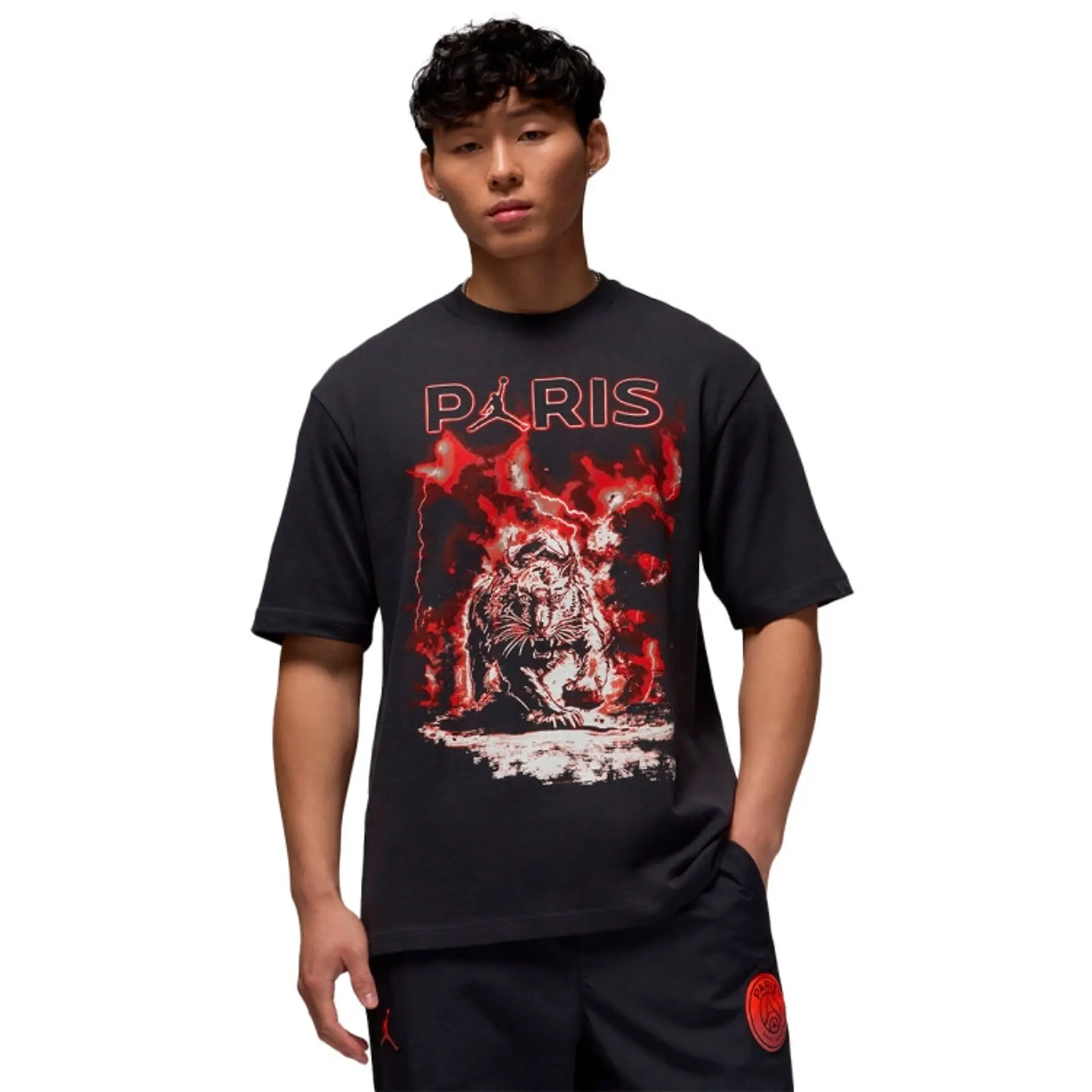 Nike Jordan PSG Jordan Statement T-Shirt - Off Black