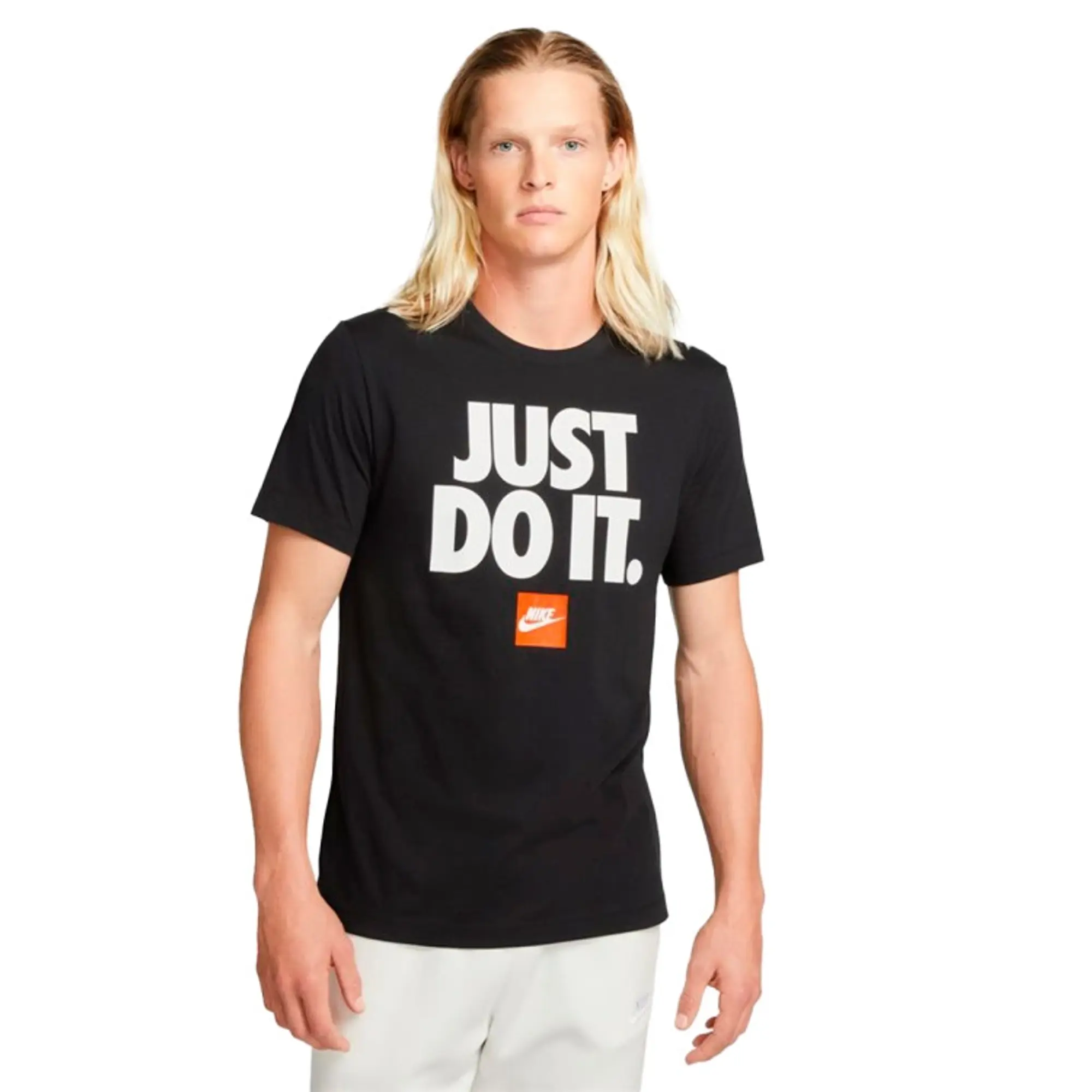 Nike Just Do It Core T-Shirt - Black - Mens