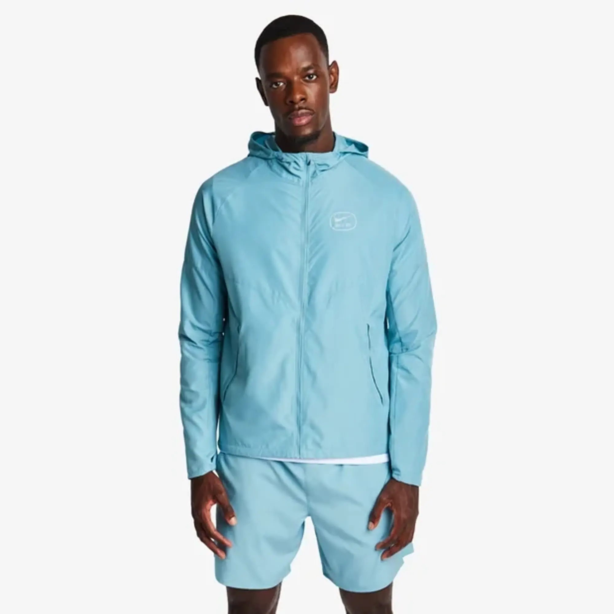 Nike Swoosh Air Run Jacket - Blue - Size M - Blue