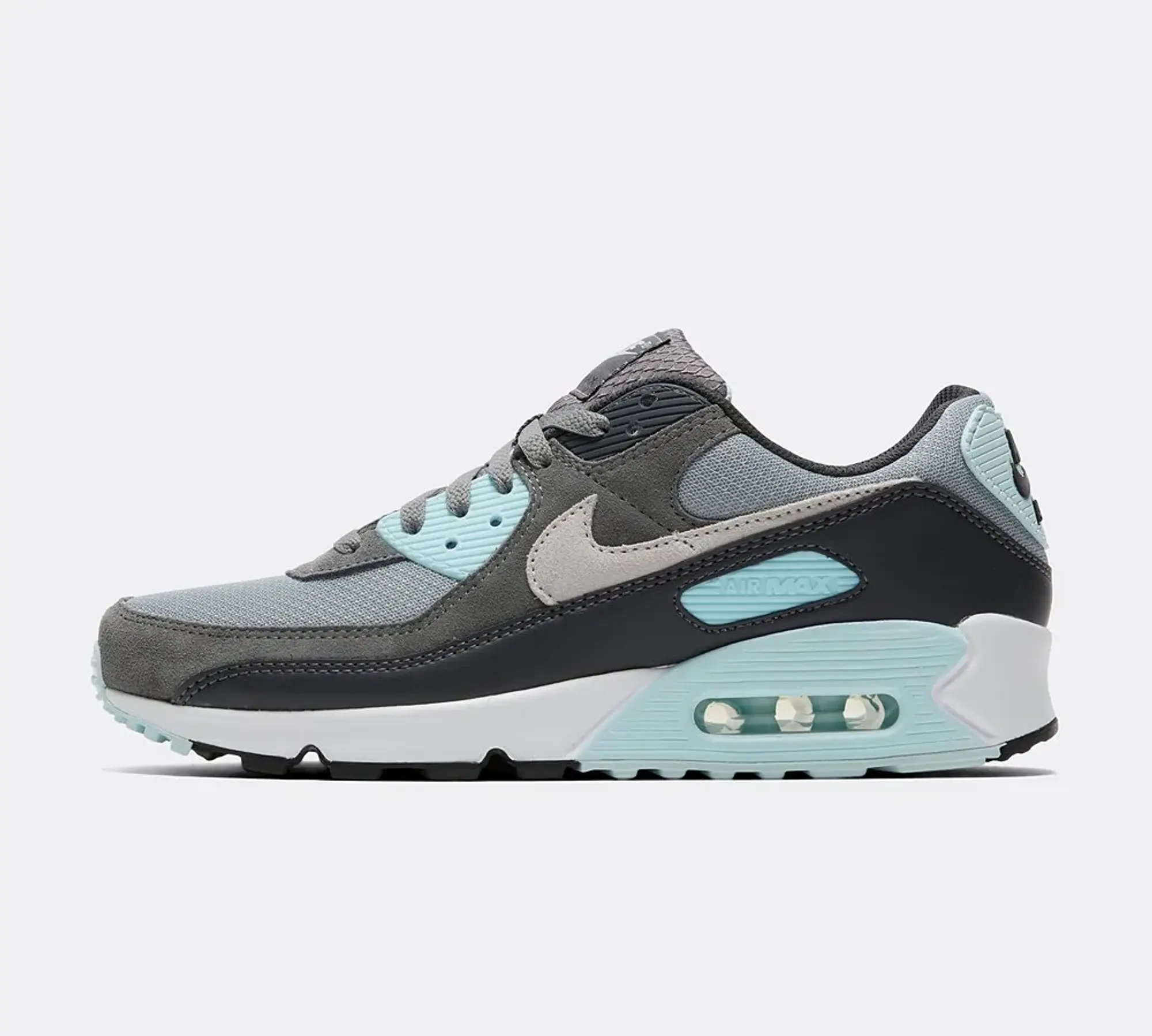 Nike Air Max 90 Trainer - Grey - Size 8 - Grey