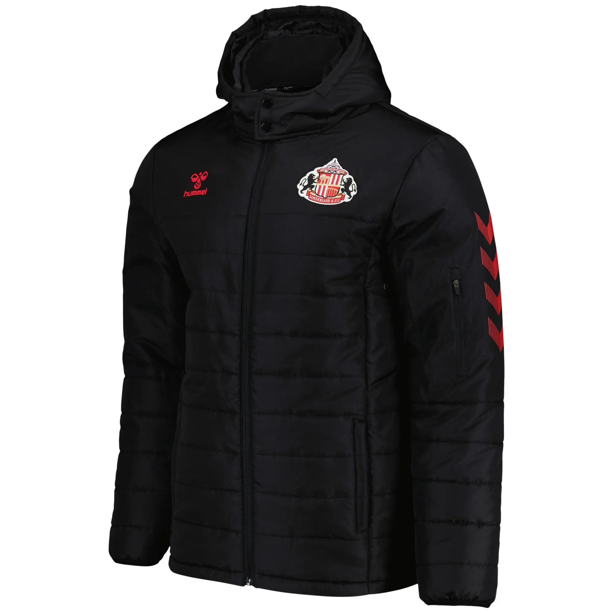 Sunderland Hummel Training Sideline Jacket - Black - Kids