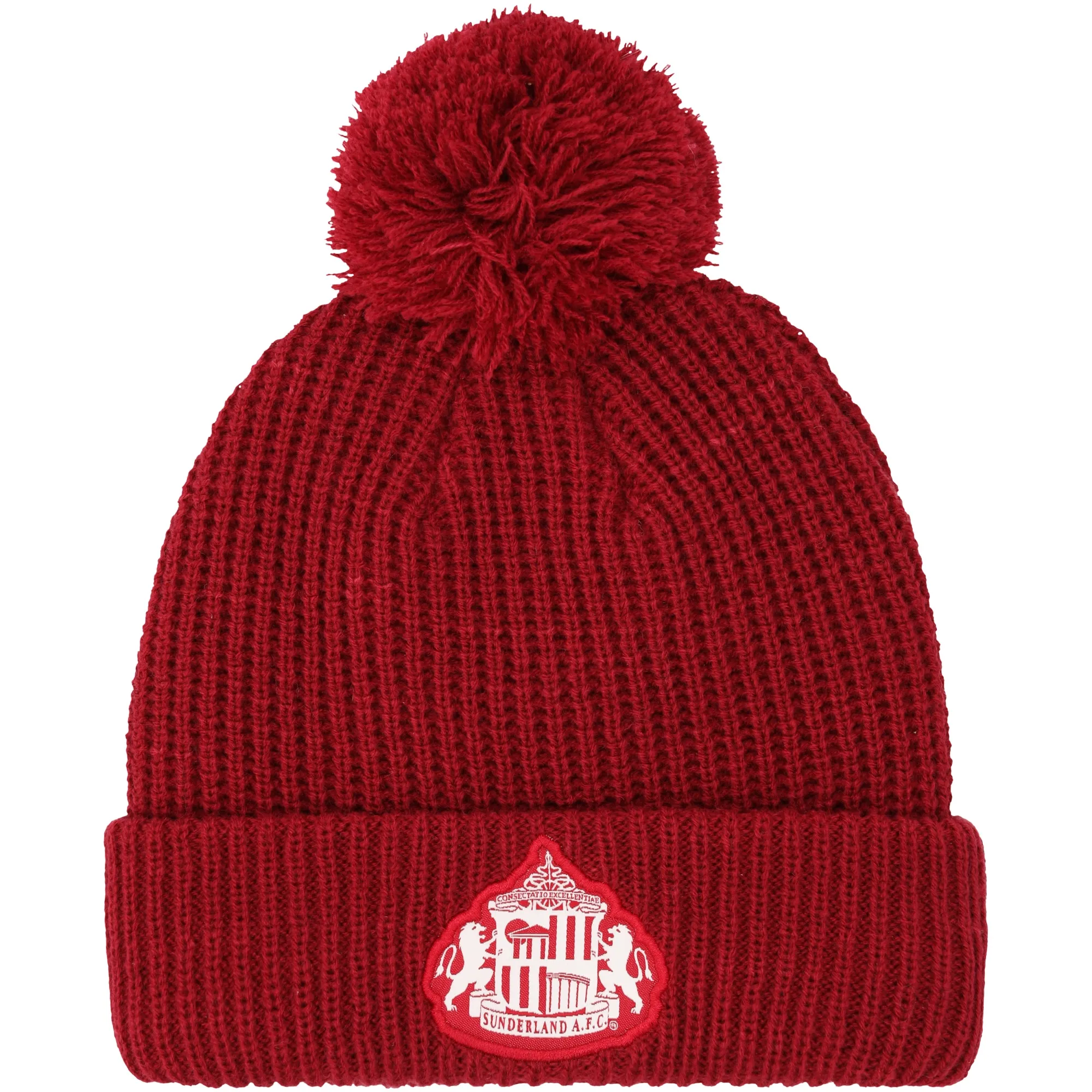 DREW PEARSON FRESH CAPS Sunderland Waffle Beanie Hat - Red - Womens