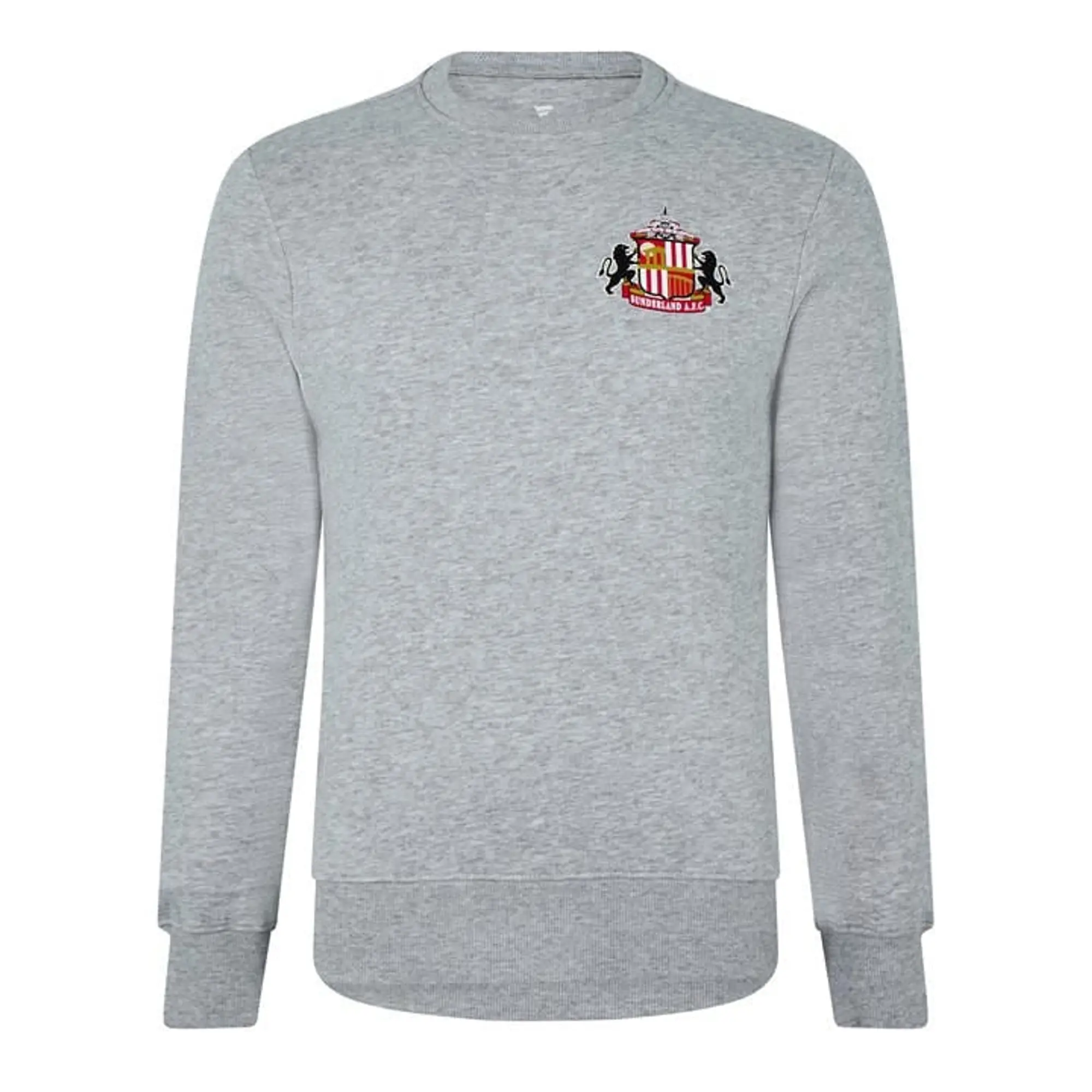 Brand Unknown Sunderland Small Crest Crew Sweatshirt - Sports Grey - Mens