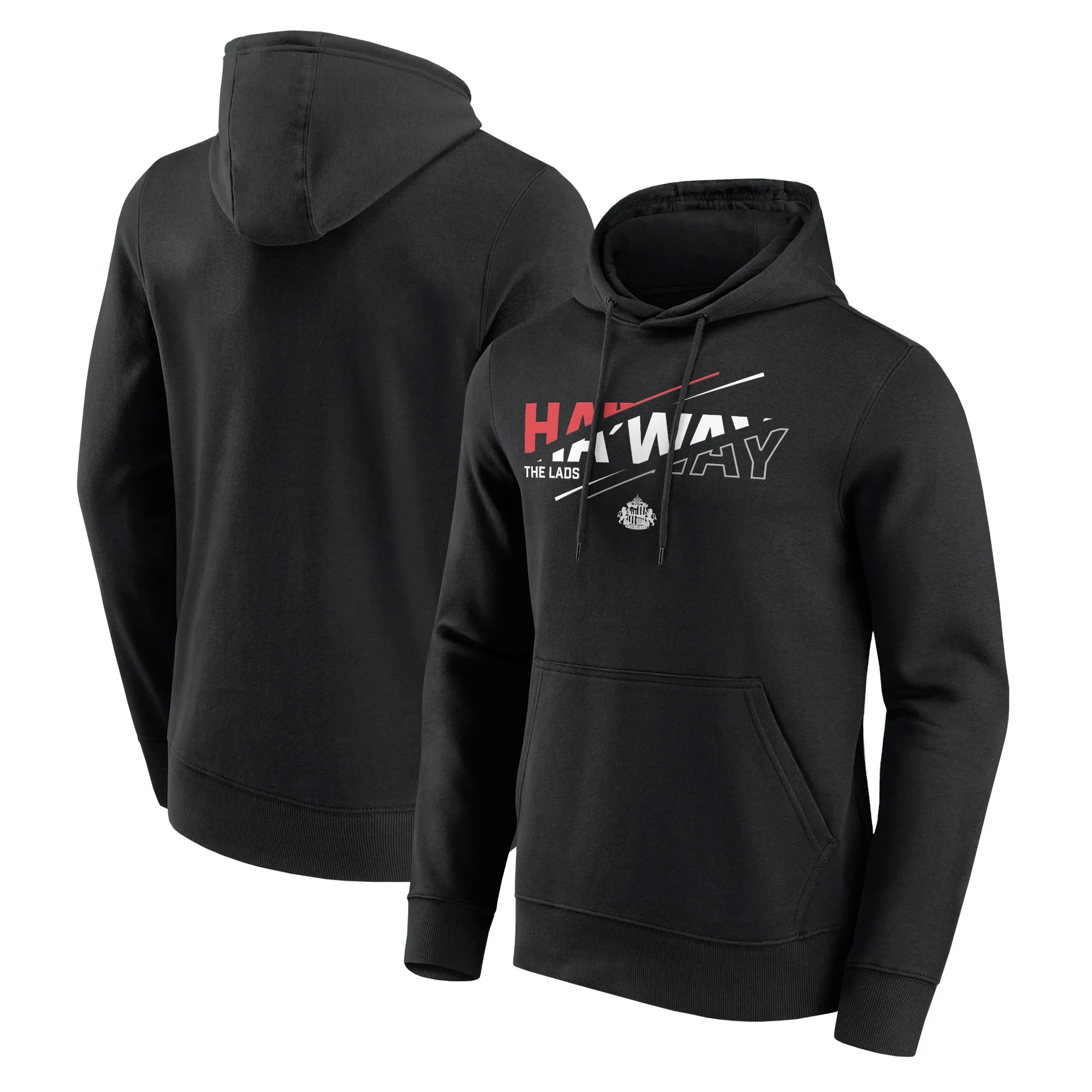 Fanatics Sunderland Ha'way Graphic Hoodie - Black - Mens