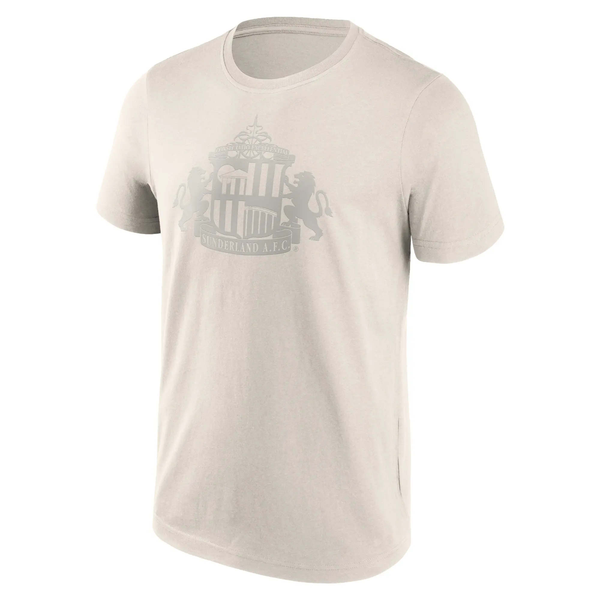 No Brand Sunderland Mono Logo Graphic T-Shirt - Off White - Mens
