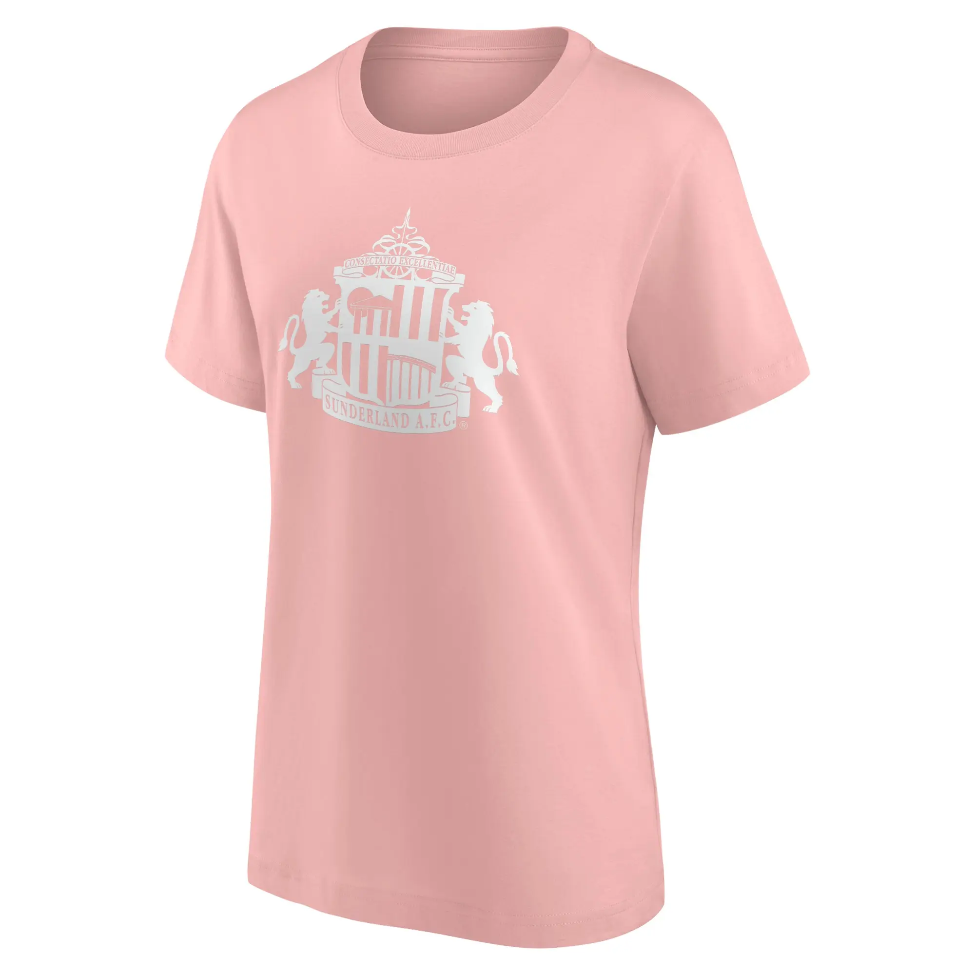 No Brand Sunderland Mono Logo Graphic T-Shirt - Pink - Womens