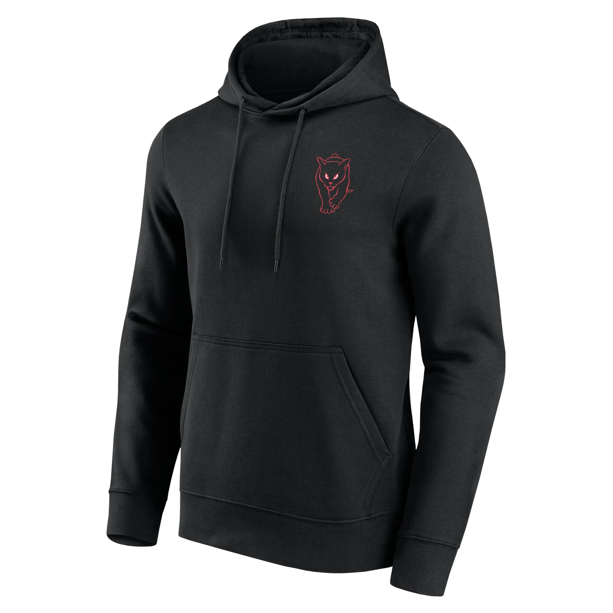 No Brand Sunderland Black Cat Crest Graphic Hoodie - Black - Mens