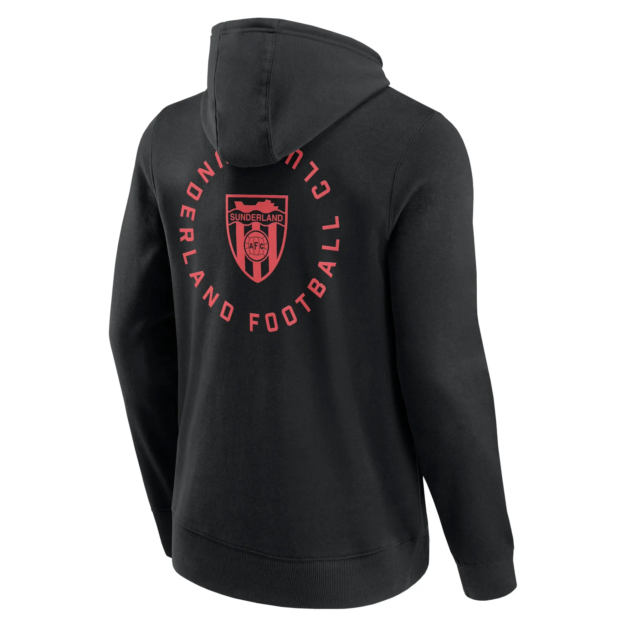 No Brand Sunderland Loop Graphic Hoodie - Black - Mens