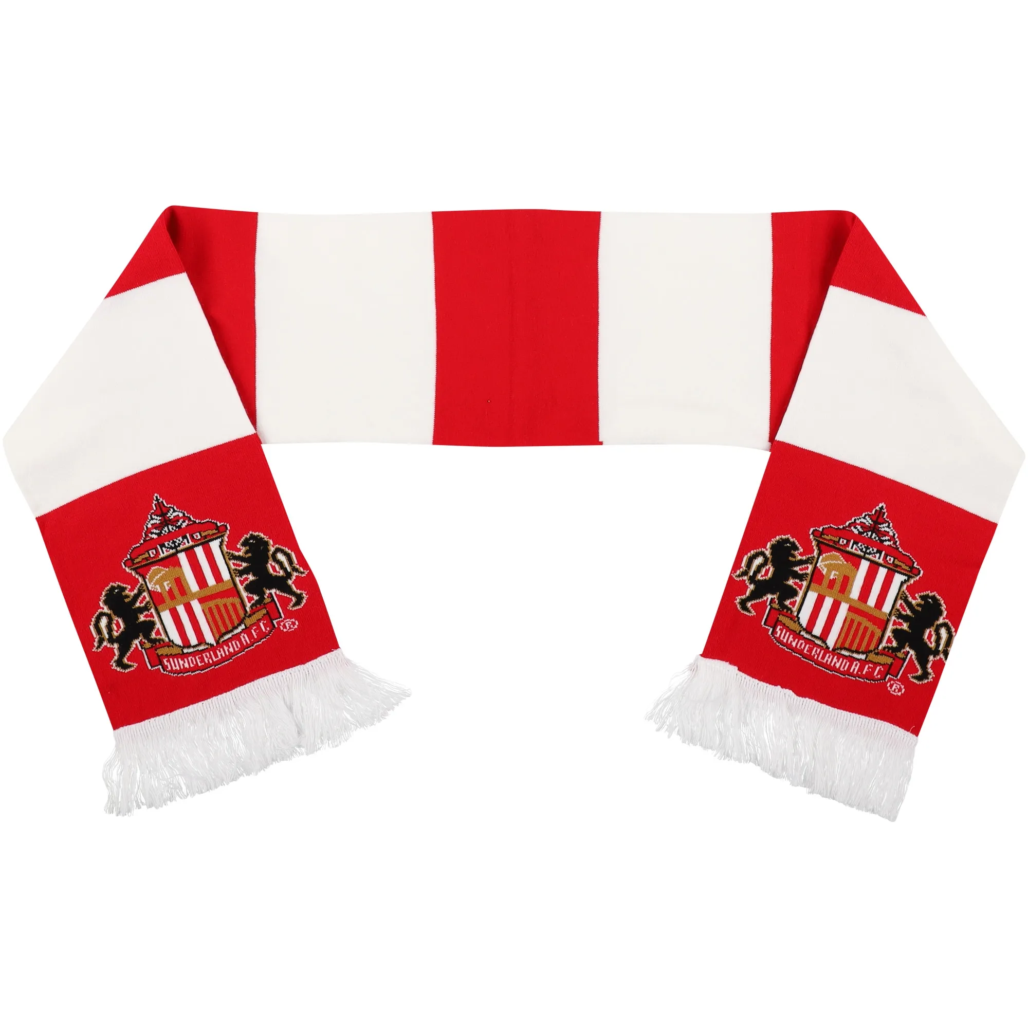 Fanatics Sunderland Bar Scarf - Red/White - Unisex