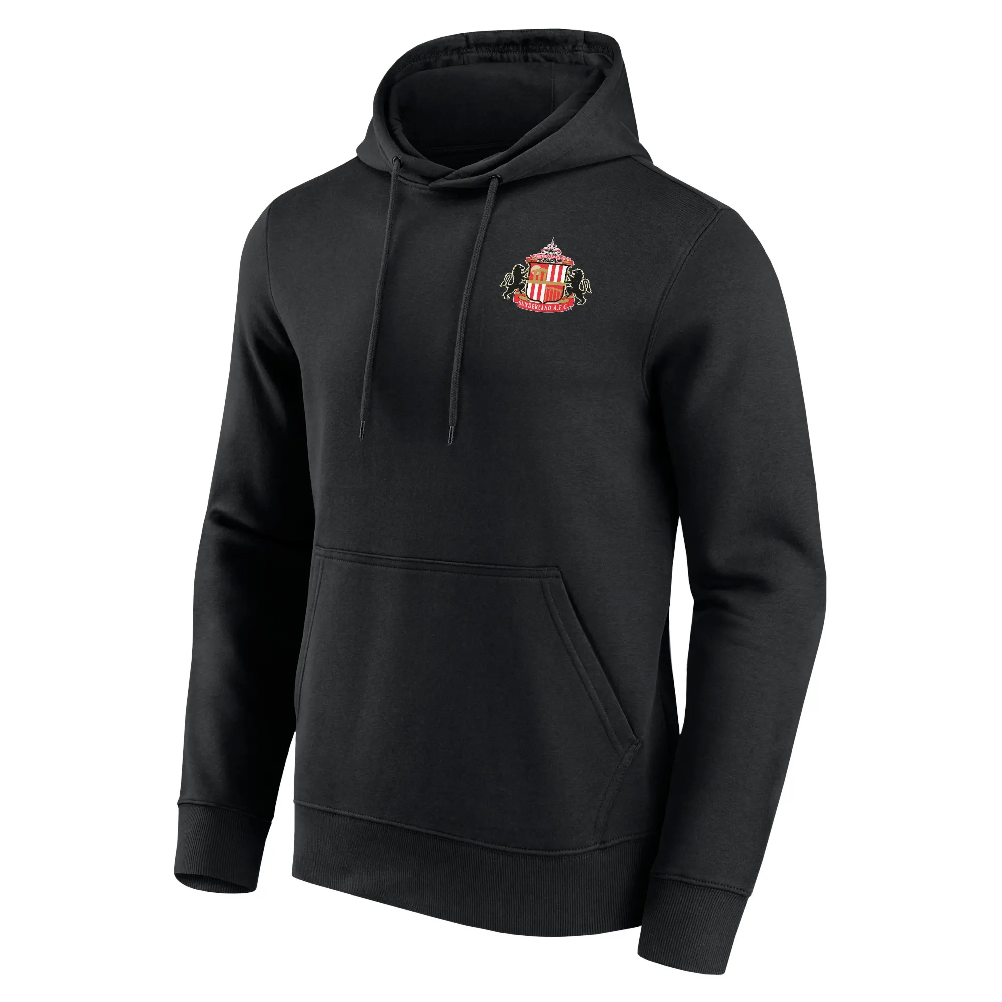 Fanatics Sunderland Small Crest Hoodie - Black - Mens