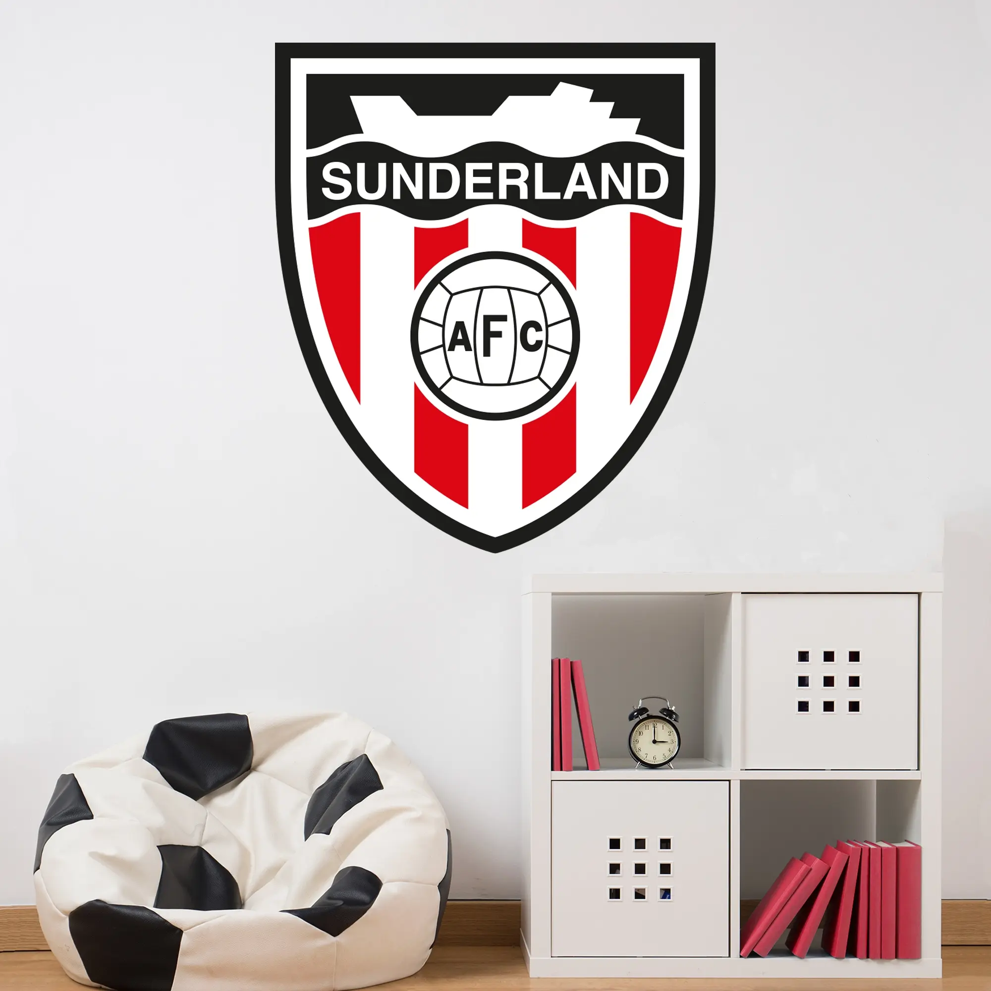 Sunderland Ship Crest Wall Sticker - 60cm height x 50cm width