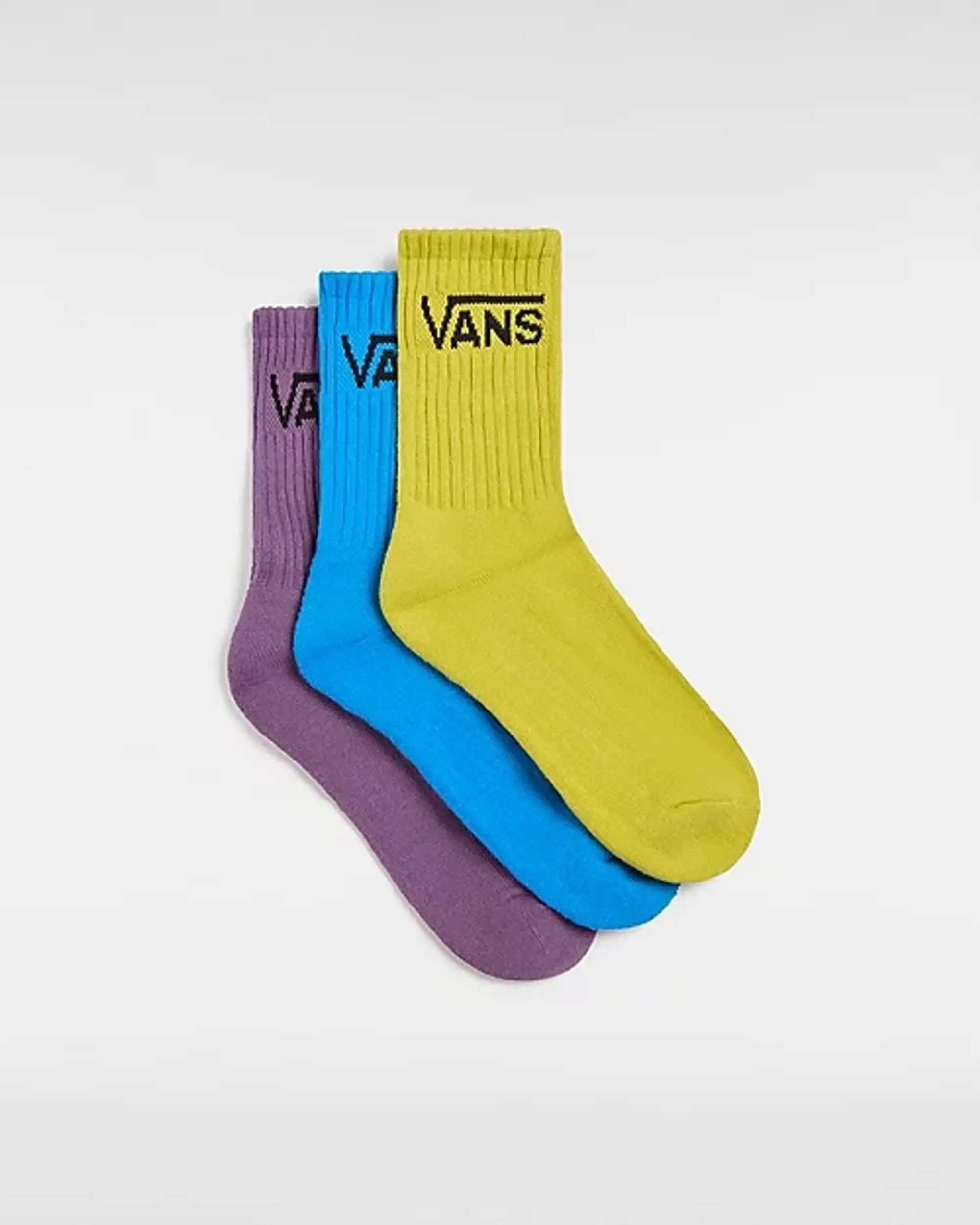 Vans Classic Crew Socks (3 Pairs) (Grape Jam) Women Purple