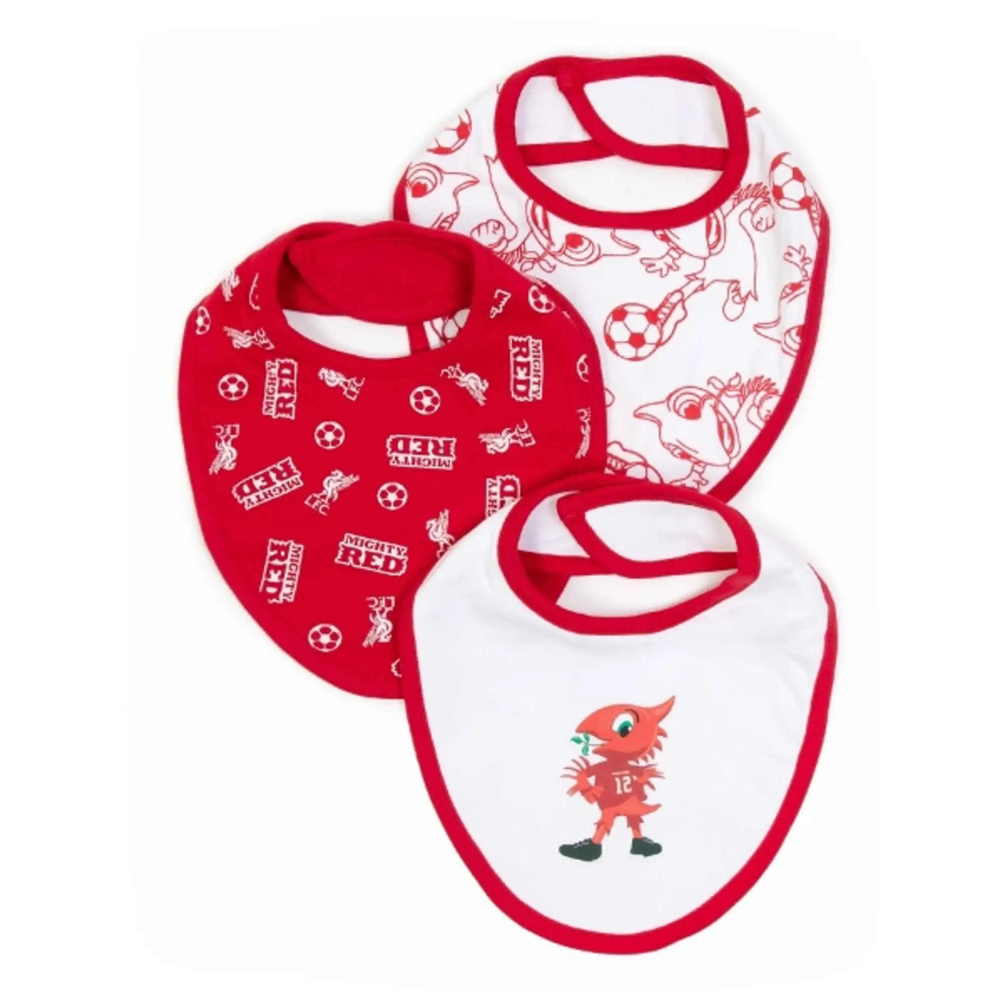 Liverpool FC LFC Mighty Red 3pk Bibs