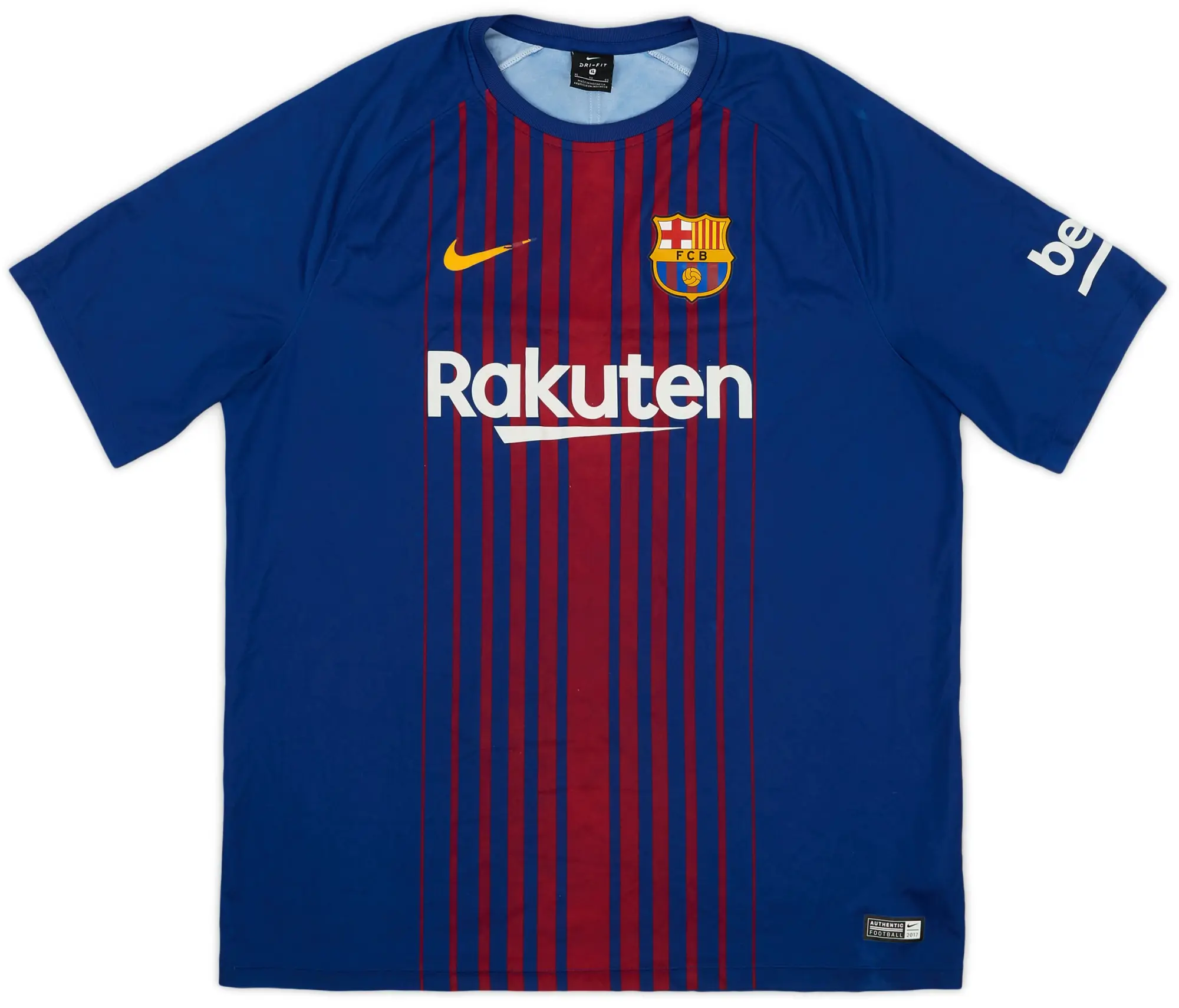 Nike 2017-18 Barcelona Basic Home Shirt - 6/10 - (XL)