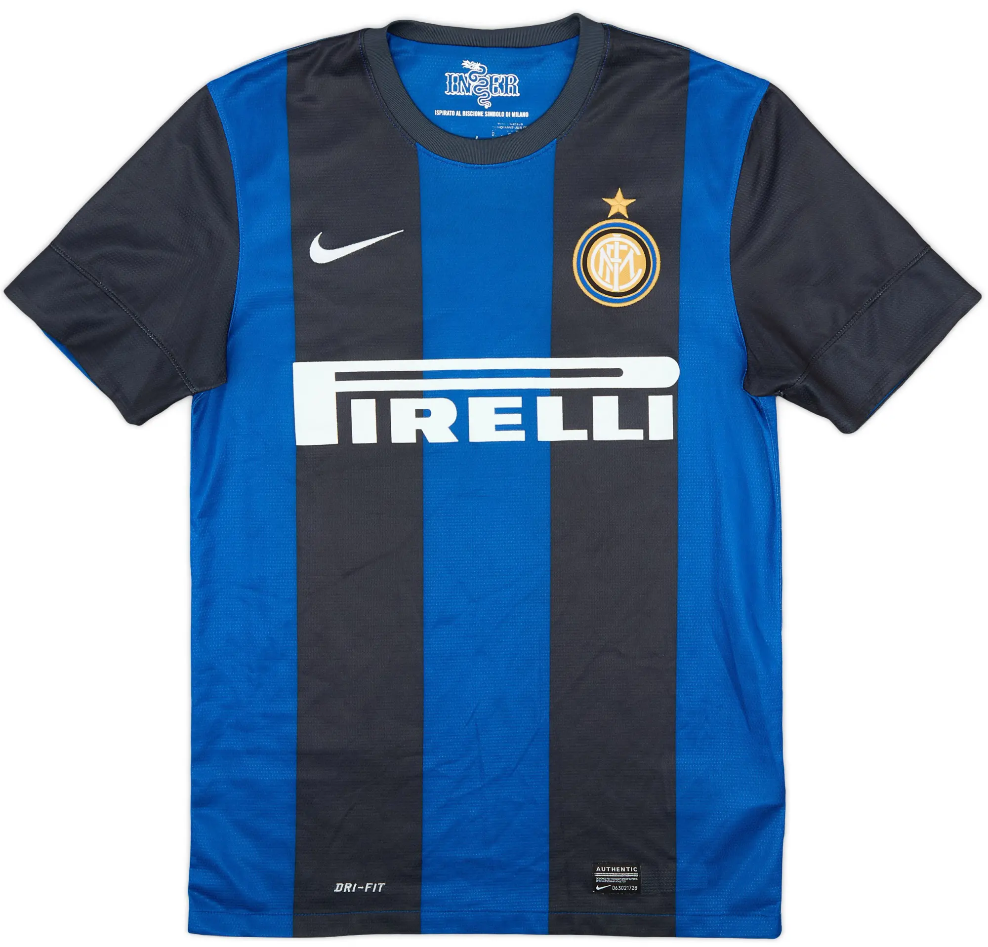 Nike 2012-13 Inter Milan Home Shirt - 6/10 - (S)