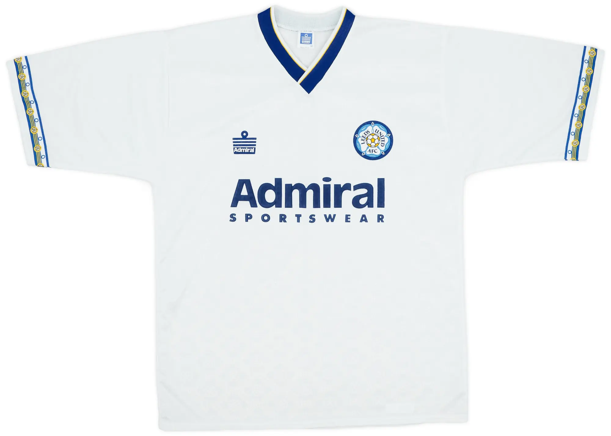 Admiral 1992-93 Leeds United Home Shirt - 9/10 - (XL)