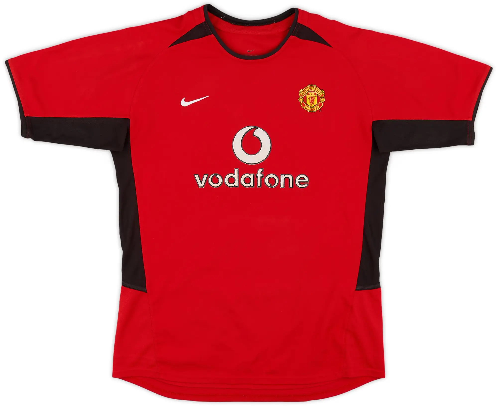 Nike 2002-04 Manchester United Home Shirt - 8/10 - (XL.Boys)