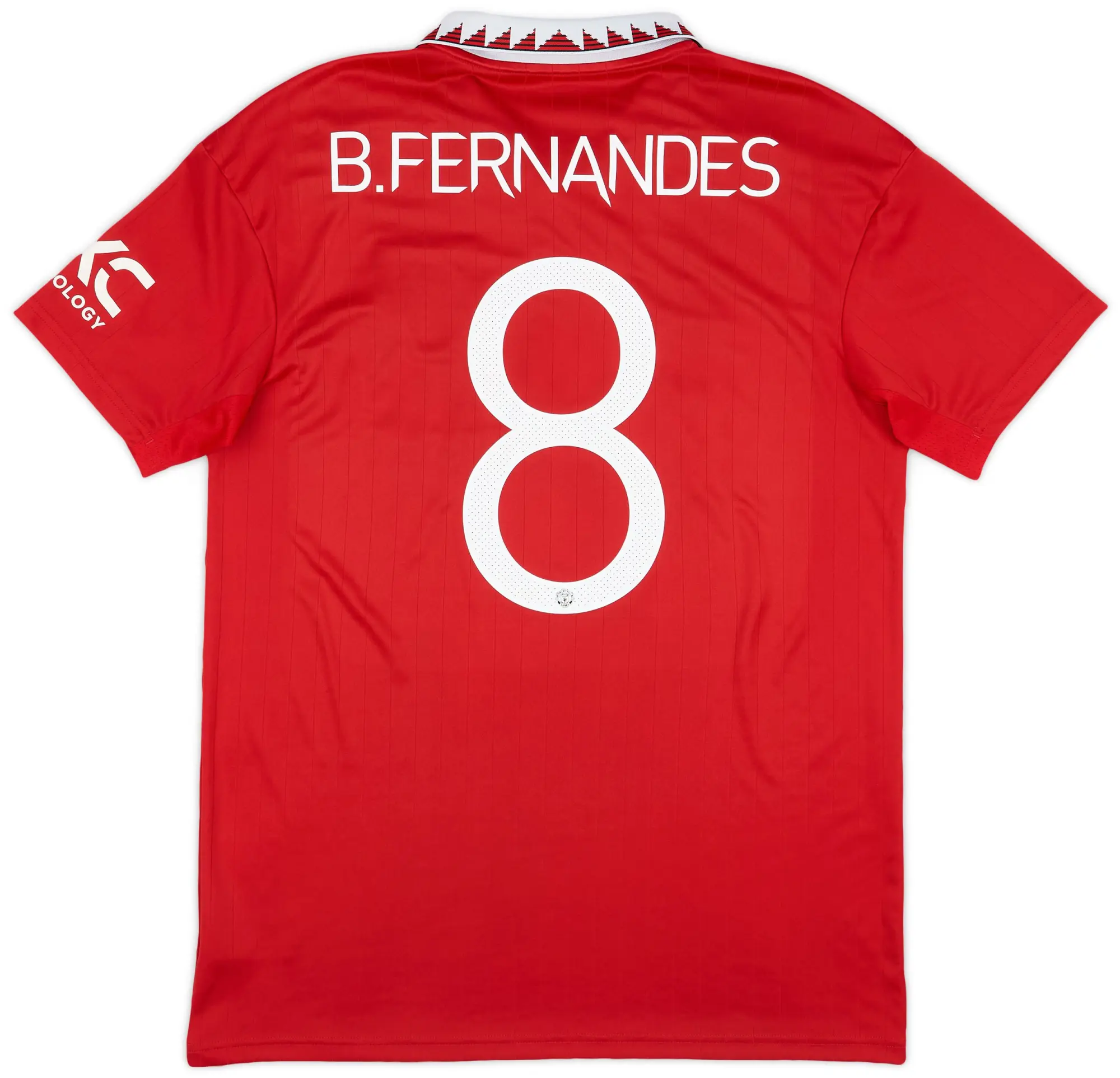 adidas 2022-23 Manchester United Home Shirt B.Fernandes #8 - 8/10 - (L)