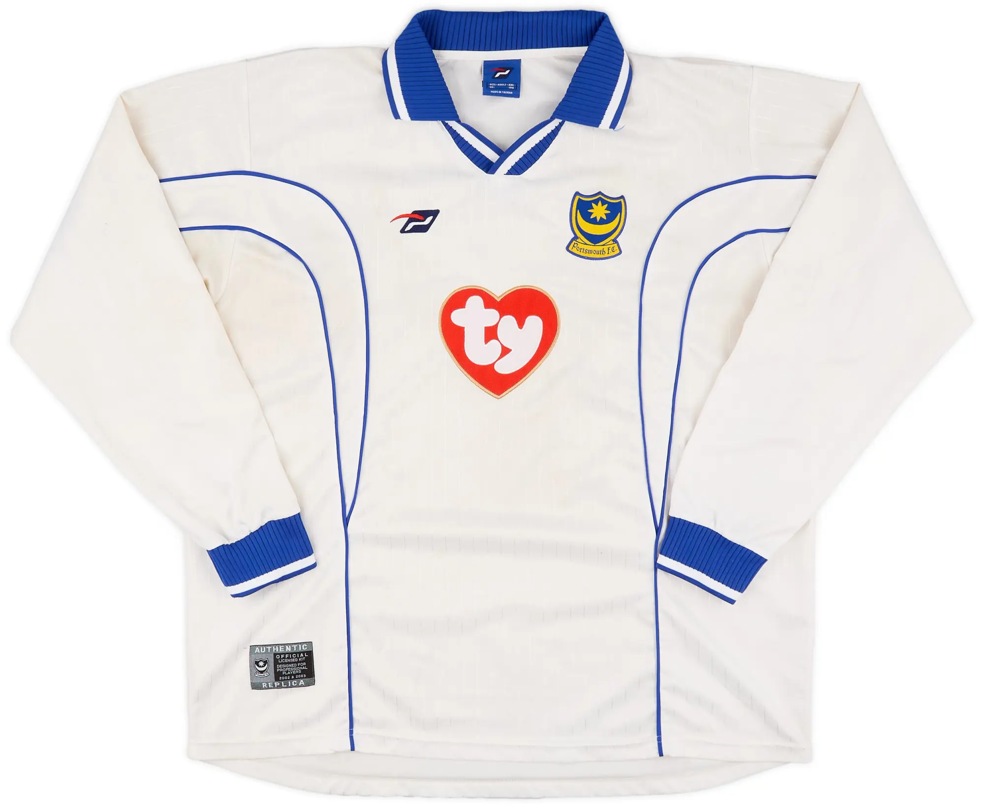 2002-04 Portsmouth Third L/S Shirt - 7/10 - (XXL)
