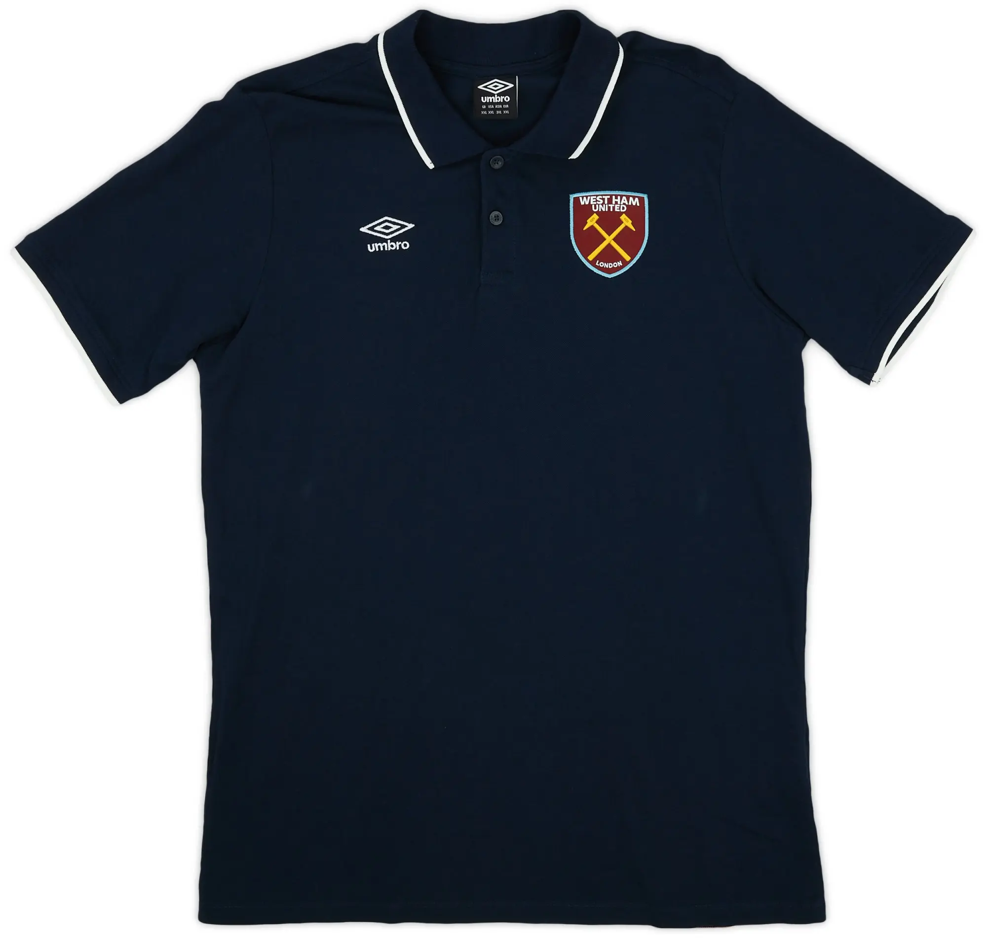 2021-22 West Ham Umbro Polo Shirt - 9/10 - (XXL)